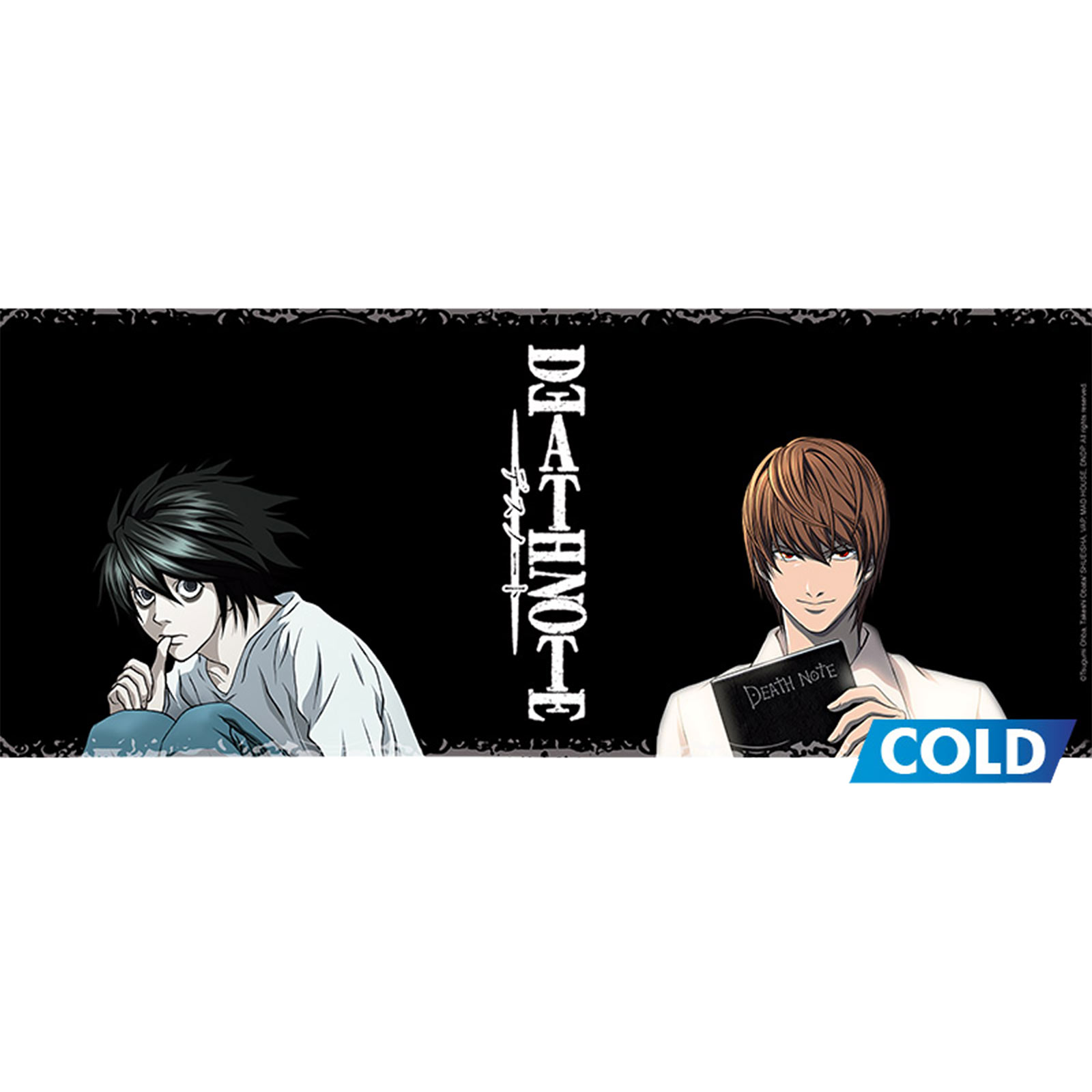 Death Note - Light Yagami & L Lawliet Thermoeffekt Tasse