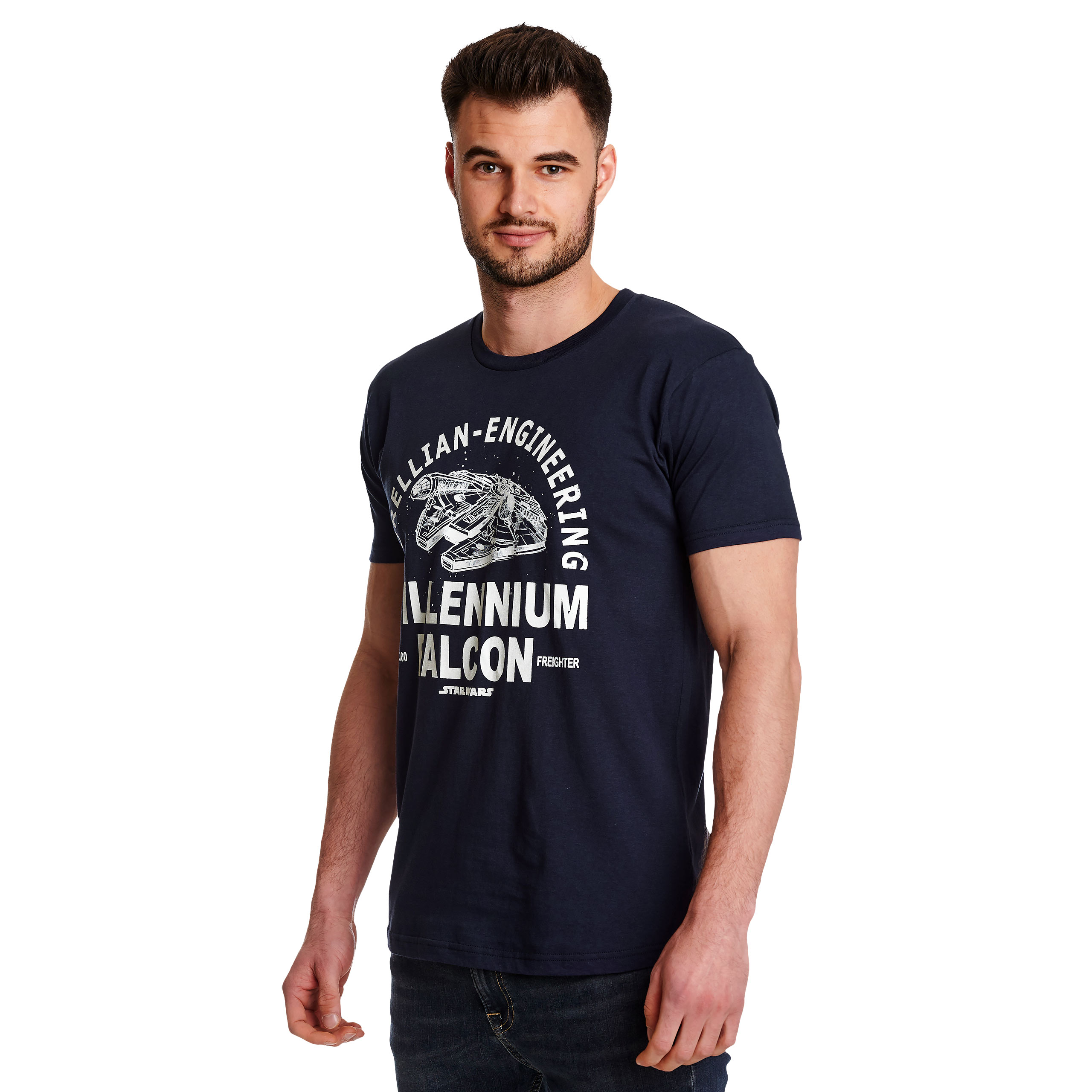 Star Wars - Millennium Falcon Corellian Engineering T-Shirt blau