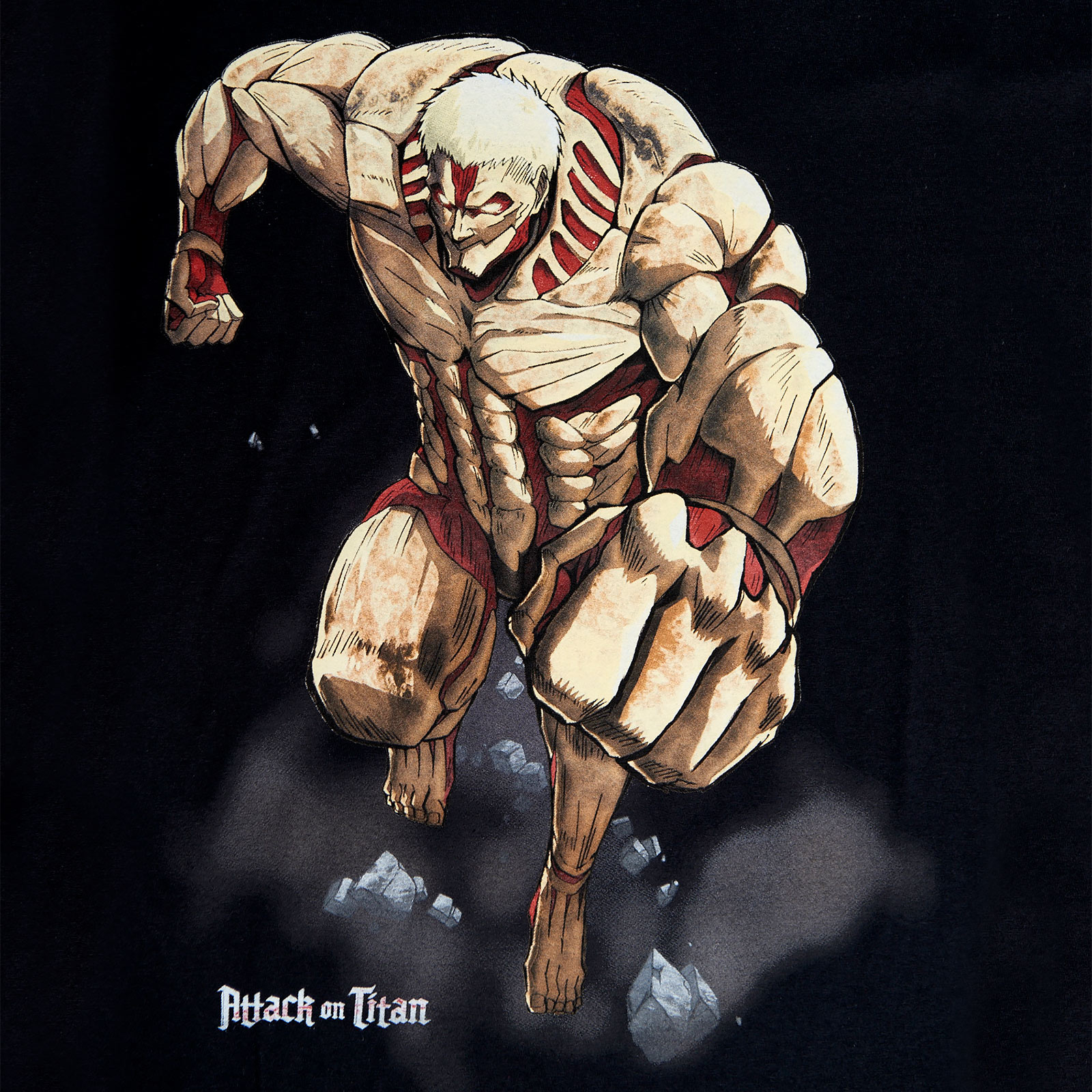 Attack On Titan Armored Titan T Shirt Schwarz Elbenwald
