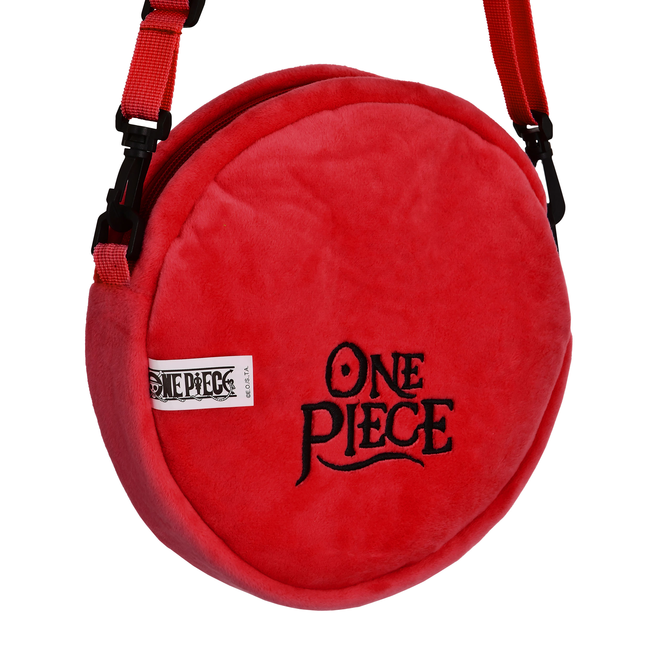 One Piece - Luffy Plüsch Umhängetasche rot