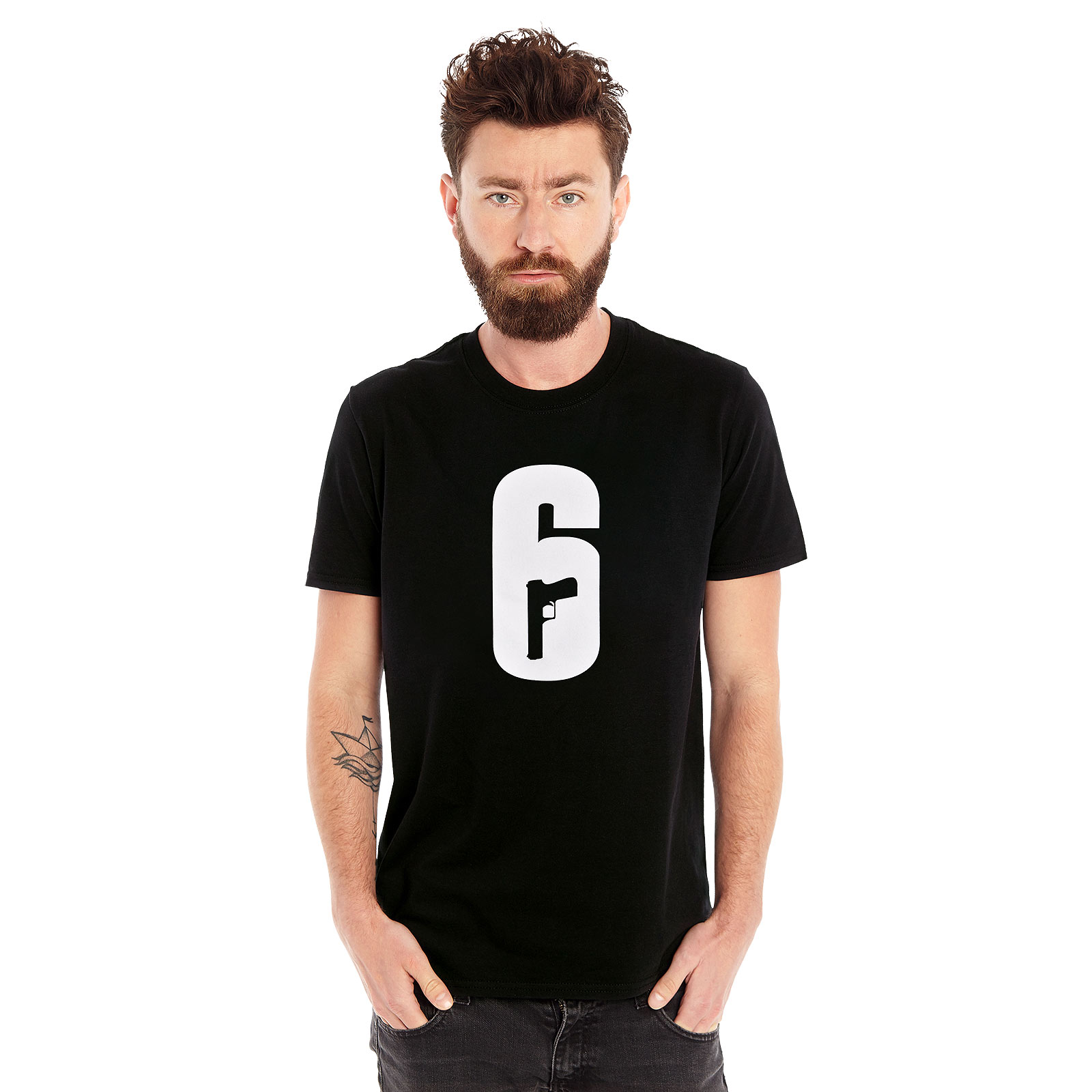 Rainbow Six Siege - Logo T-Shirt schwarz