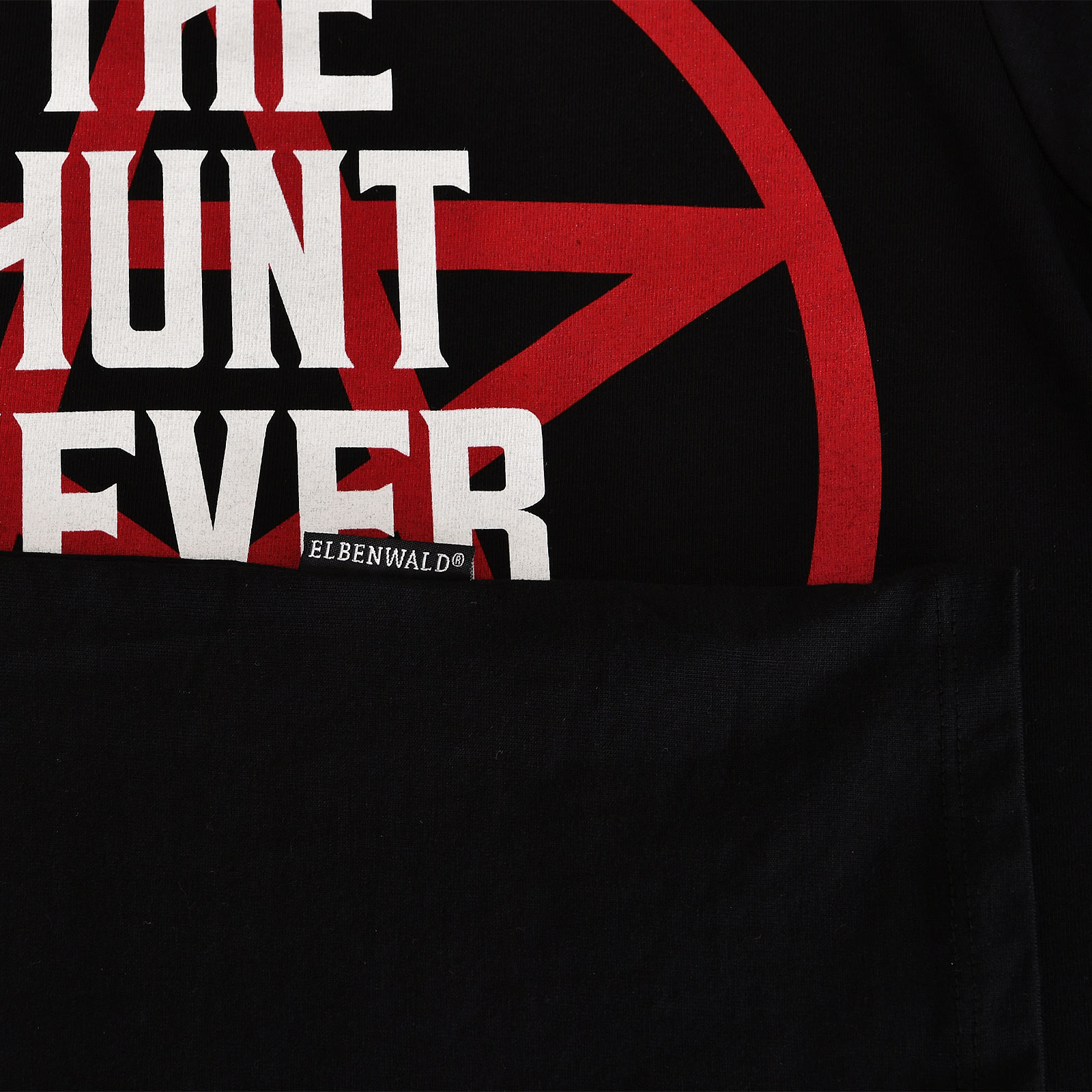 The Hunt Never Ends T-Shirt für Supernatural Fans schwarz