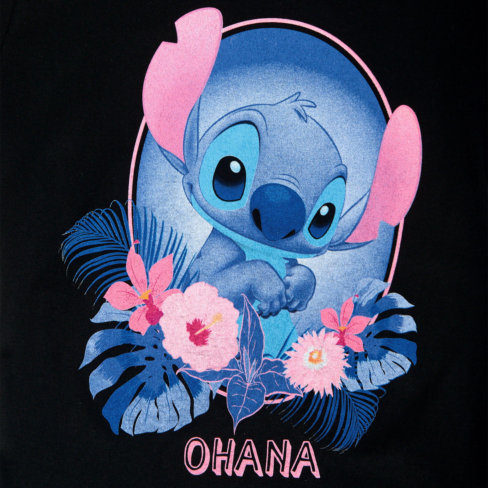 Lilo & Stitch - Ohana T-Shirt Damen schwarz