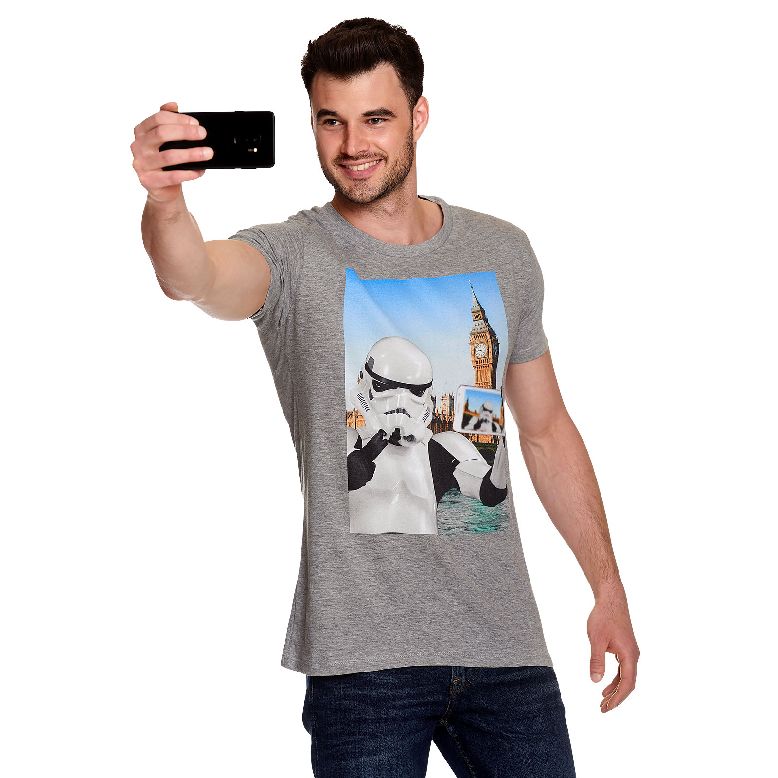 Original Stormtrooper Selfie London T-Shirt grau