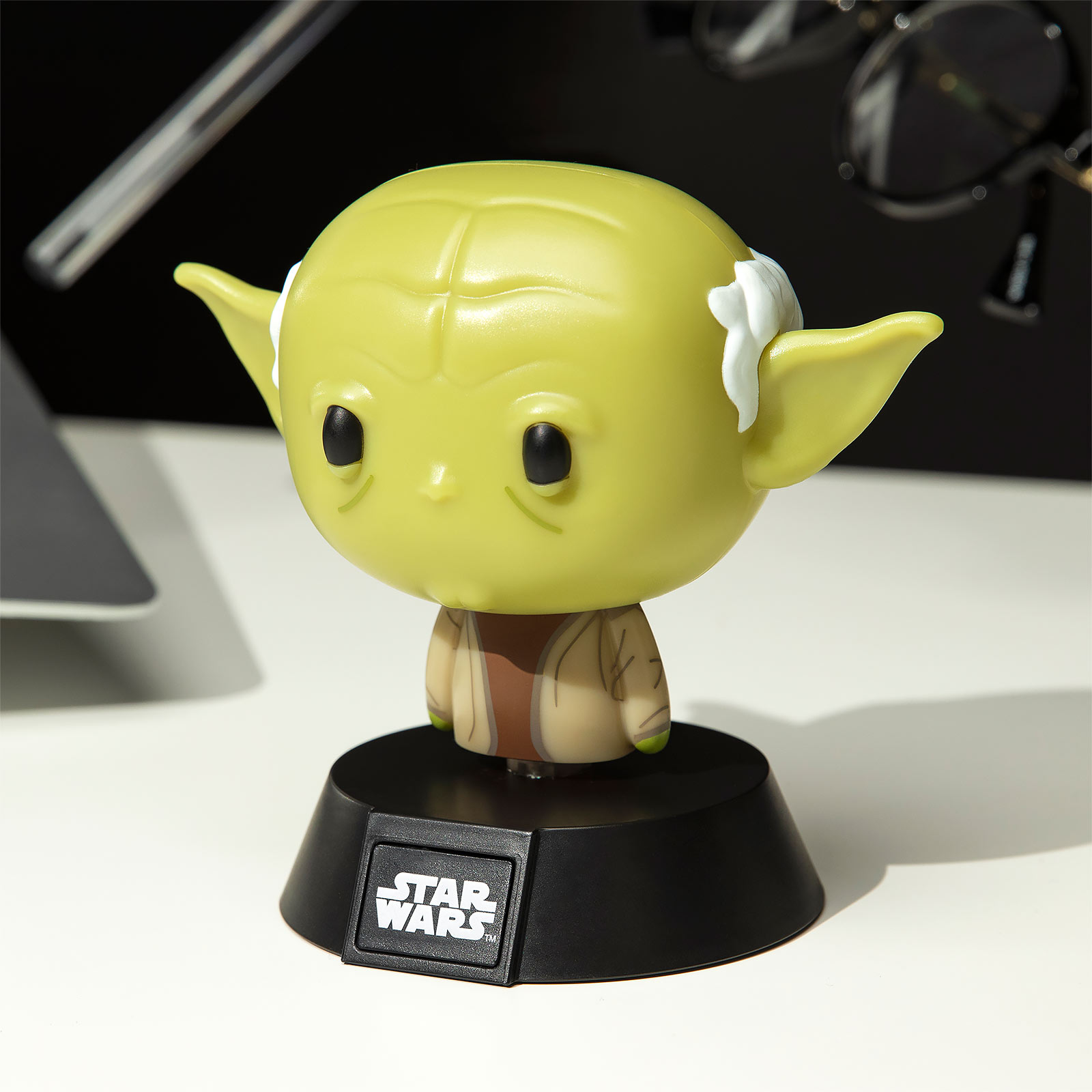 Star Wars - Yoda Icons 3D Tischlampe