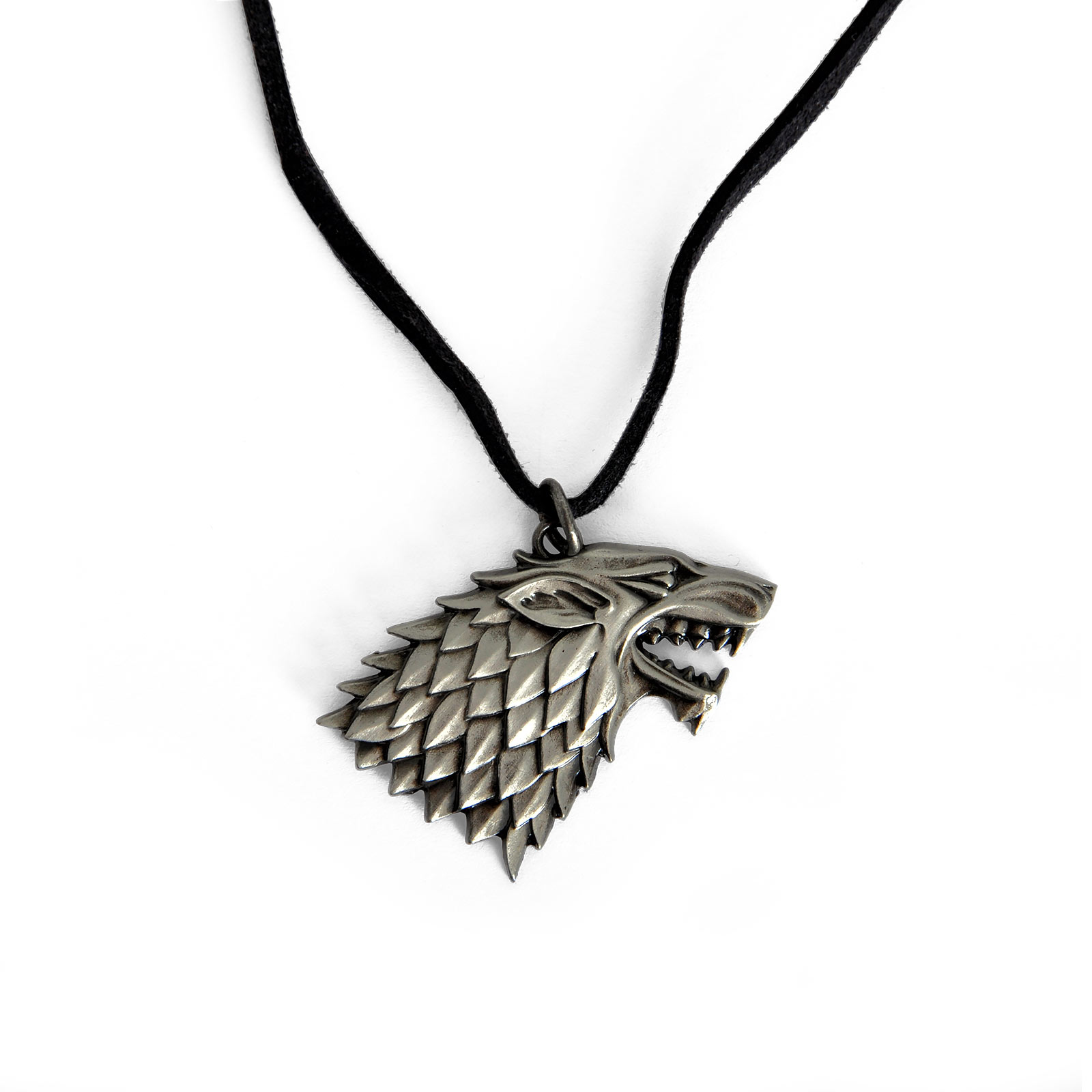 Game of Thrones - Stark Wappen Schattenwolf Kette