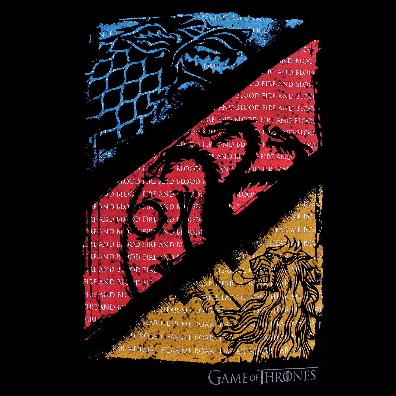 Game of Thrones - Sigils T-Shirt schwarz