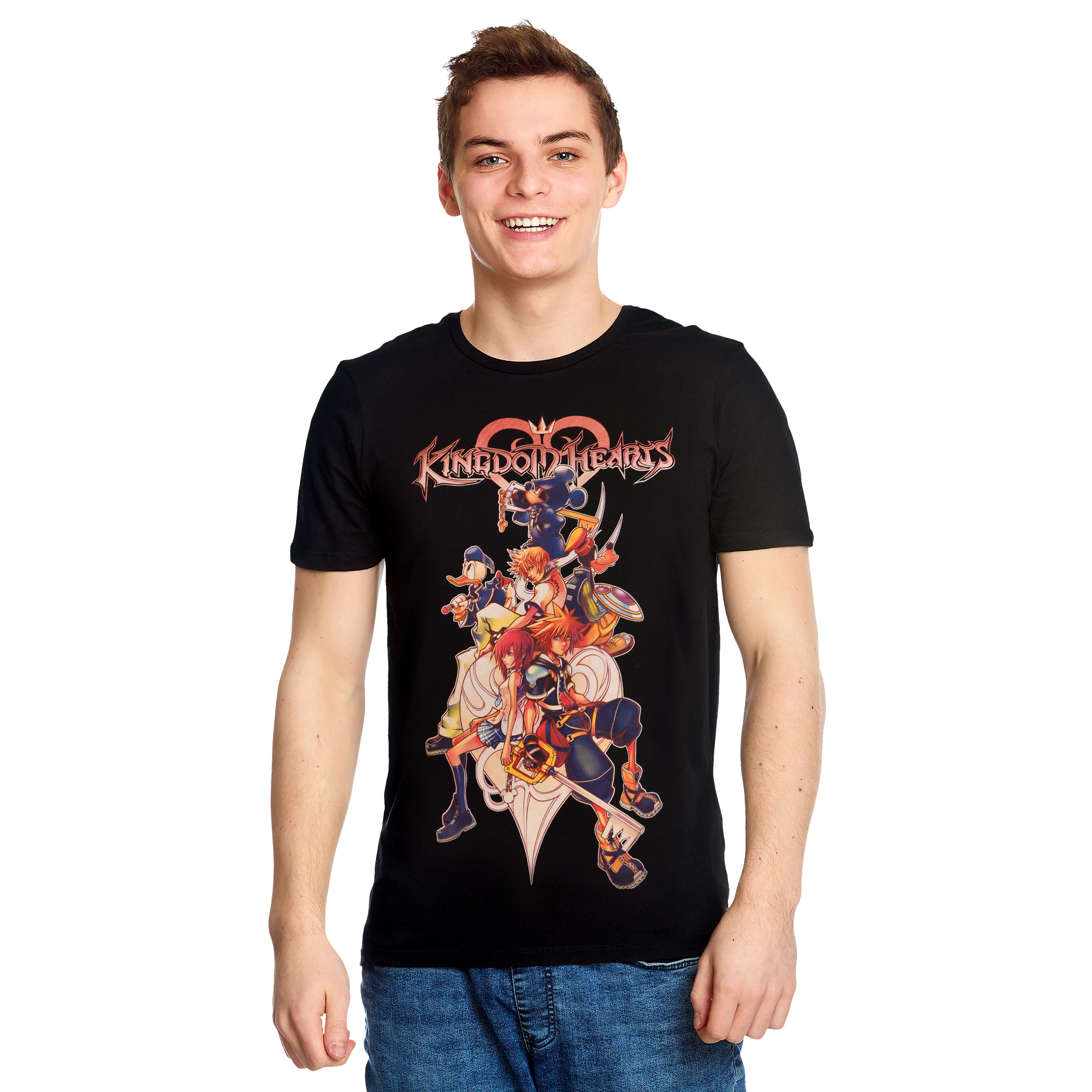 Kingdom Hearts - Family T-Shirt schwarz