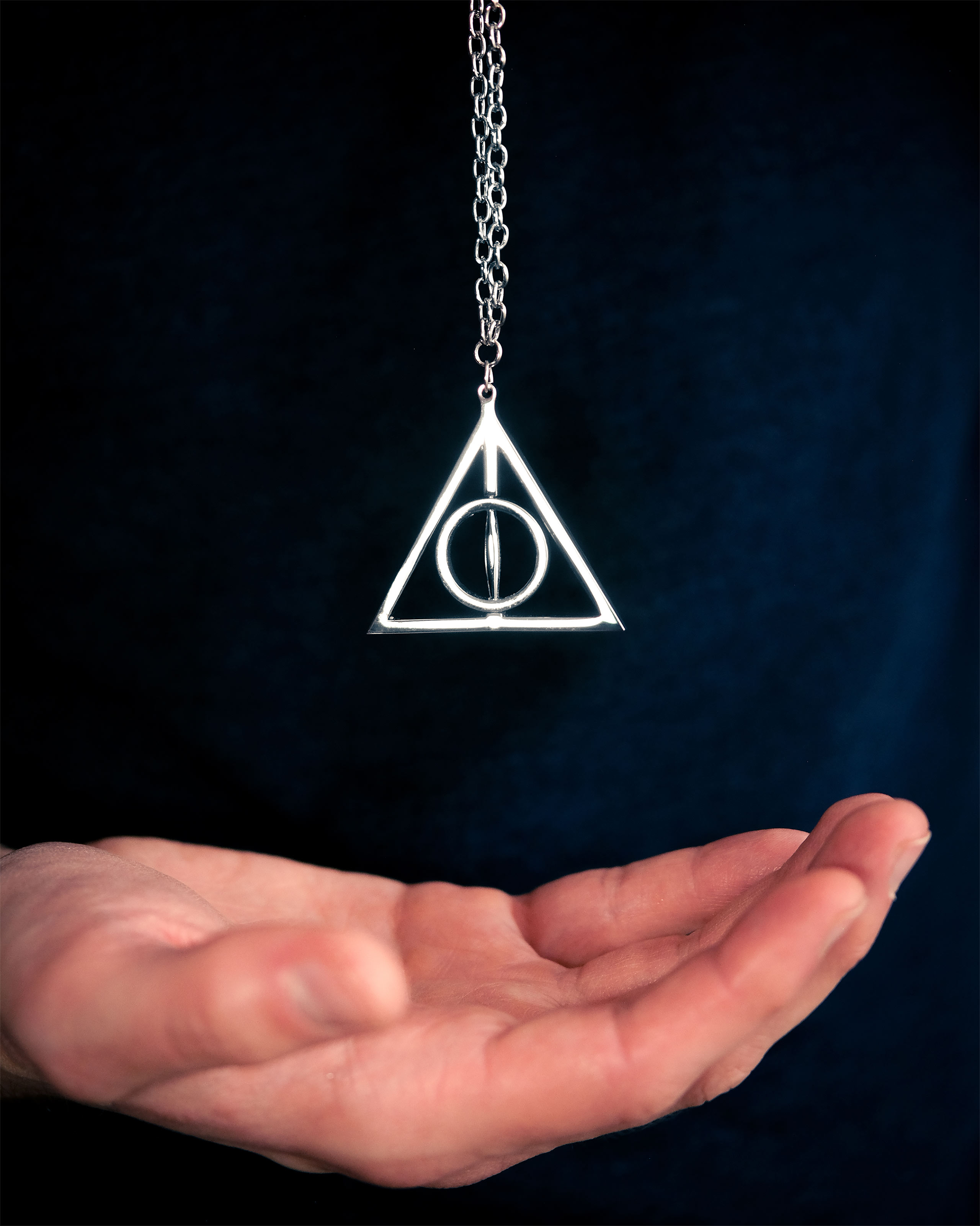 Harry Potter Heiligtümer des Todes Kette Drehbar Xenophilius HP Geschenkbeutel 