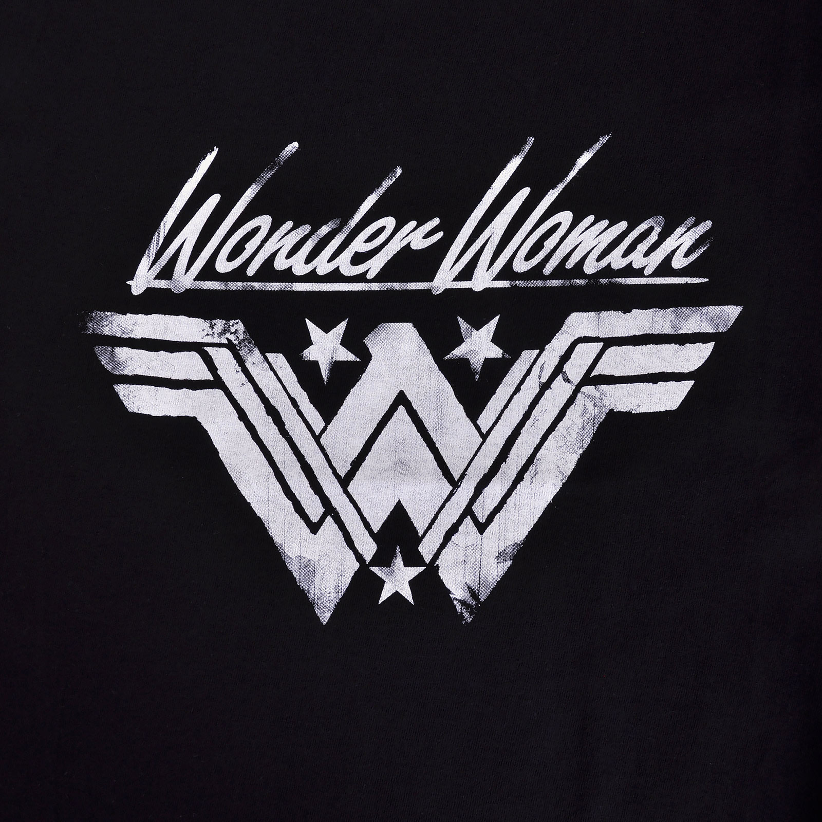 Wonder Woman - Logo Damen T-Shirt schwarz