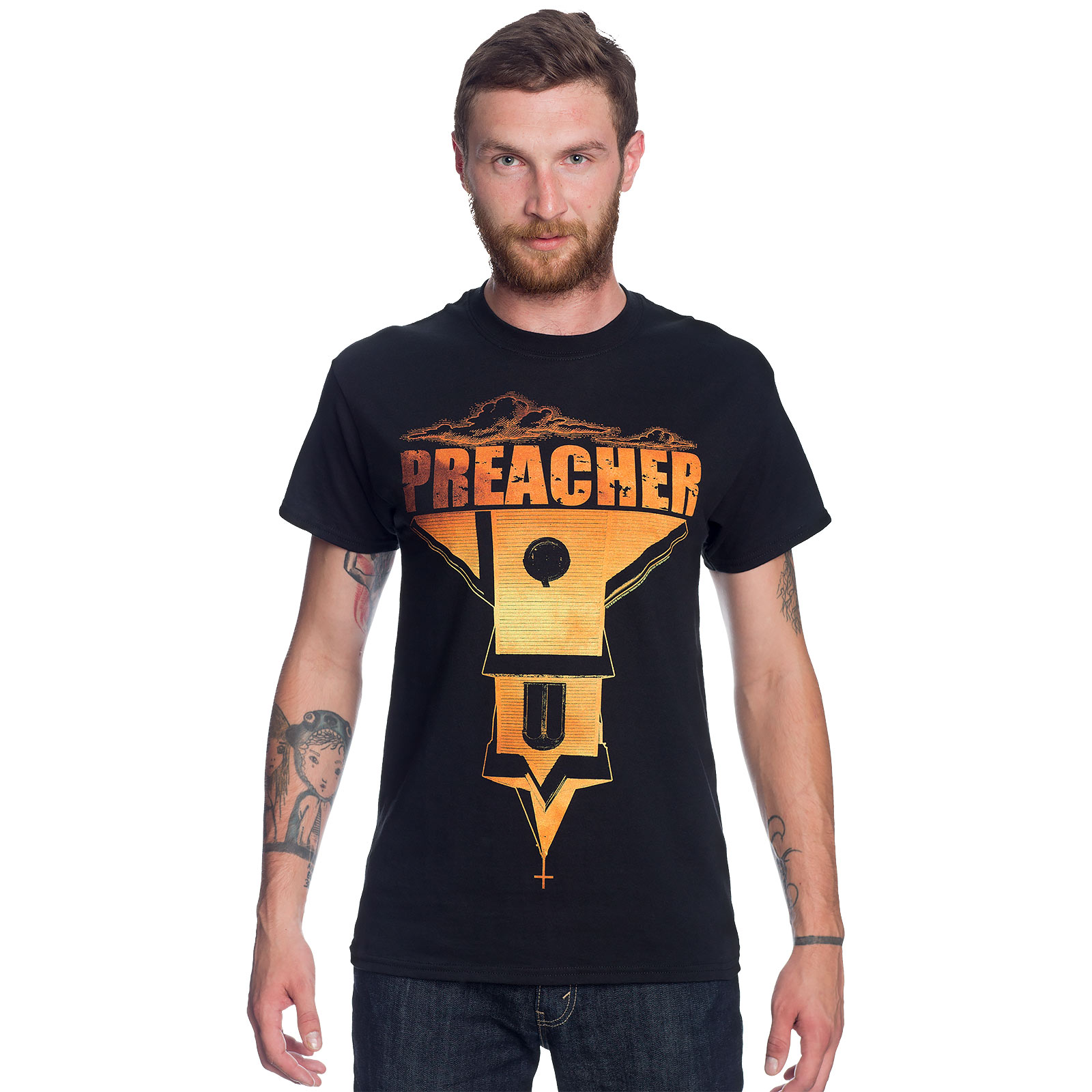 Preacher - Logo T-Shirt schwarz