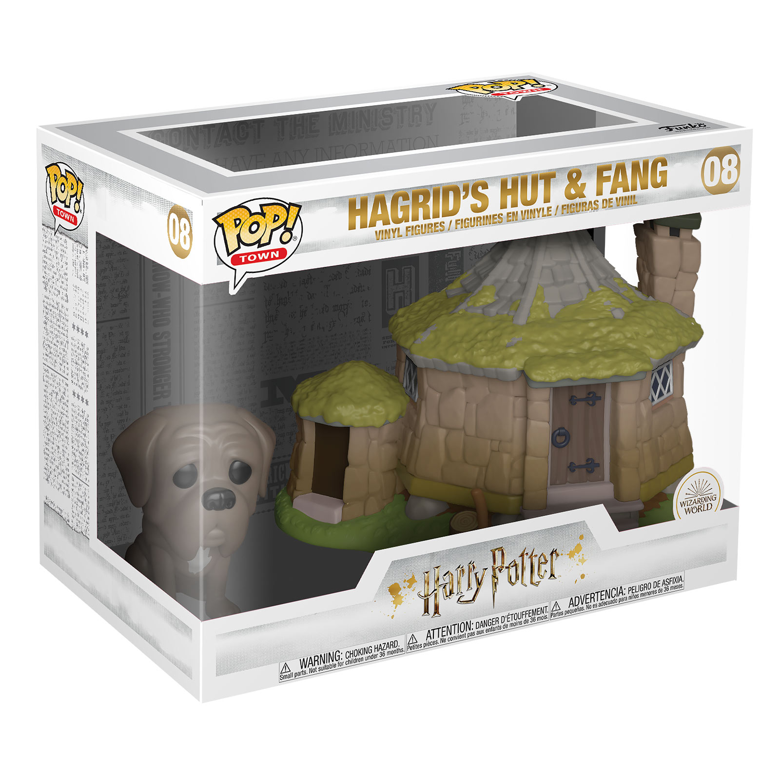 Harry Potter - Hagrids Hütte mit Fang Funko Pop Figuren Set