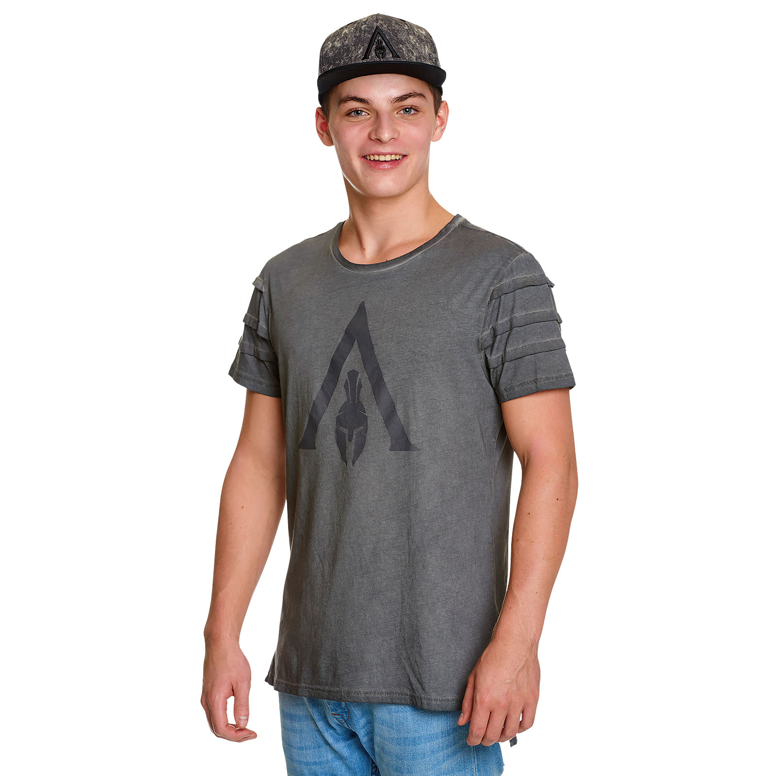 Assassins Creed - Odyssey Logo T-Shirt grau