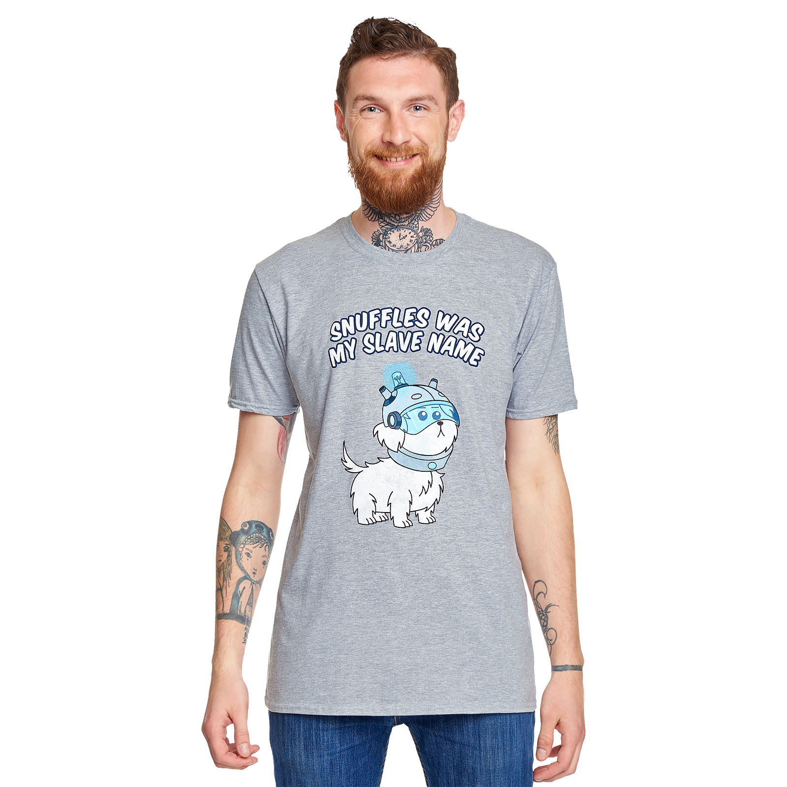 Rick and Morty - Snuffles T-Shirt grau