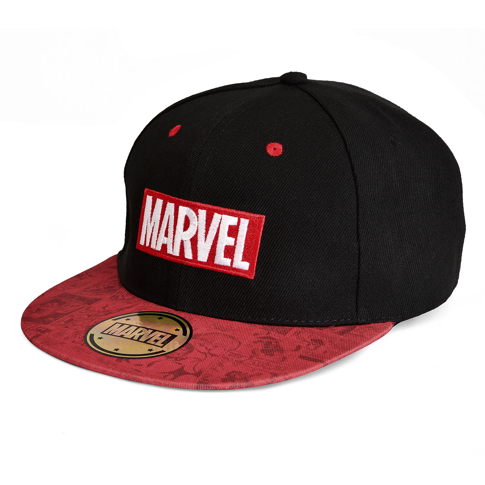 Marvel Comics Basecap schwarz-rot