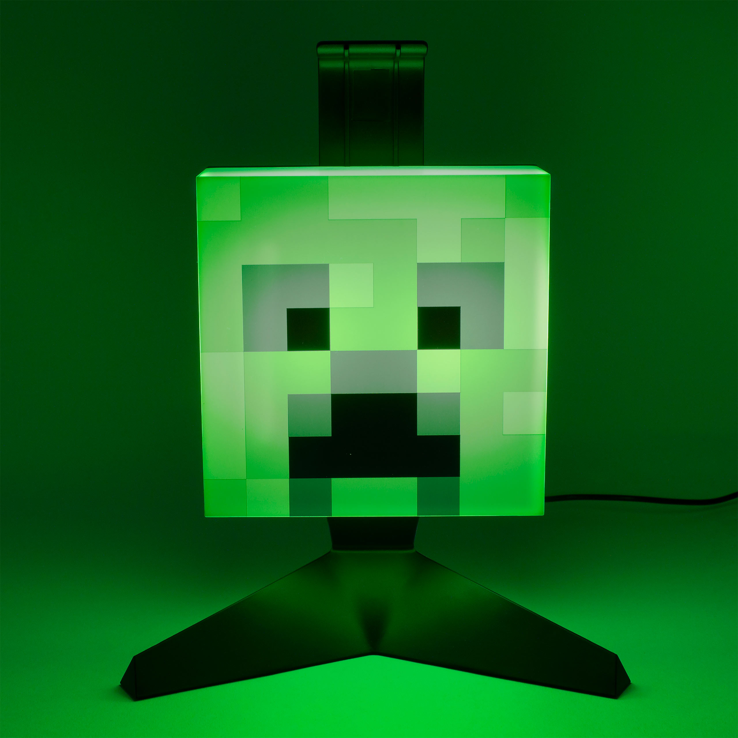 Creeper Kopfhörer Ständer mit Licht - Minecraft