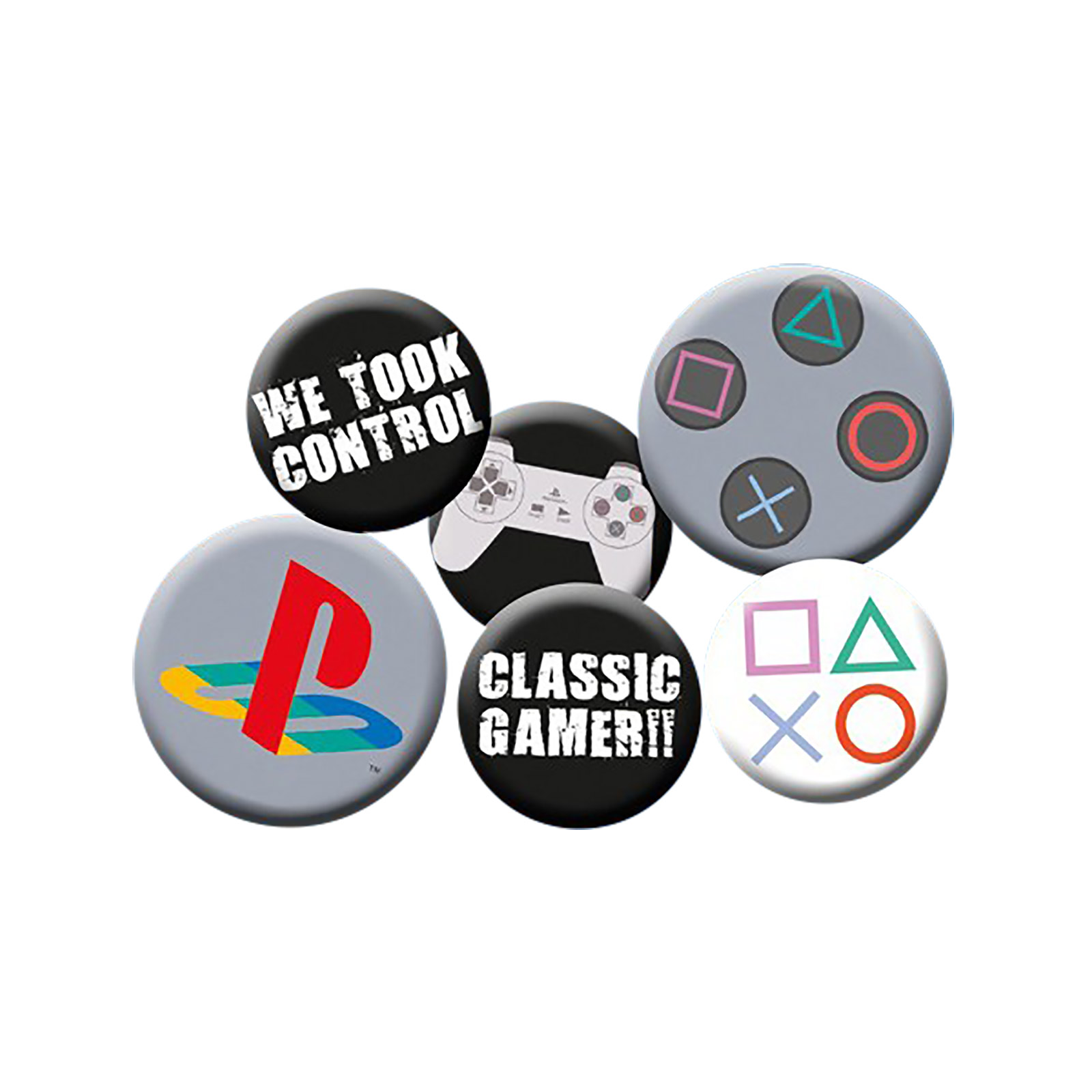 PlayStation - Symbols Button 6er Set