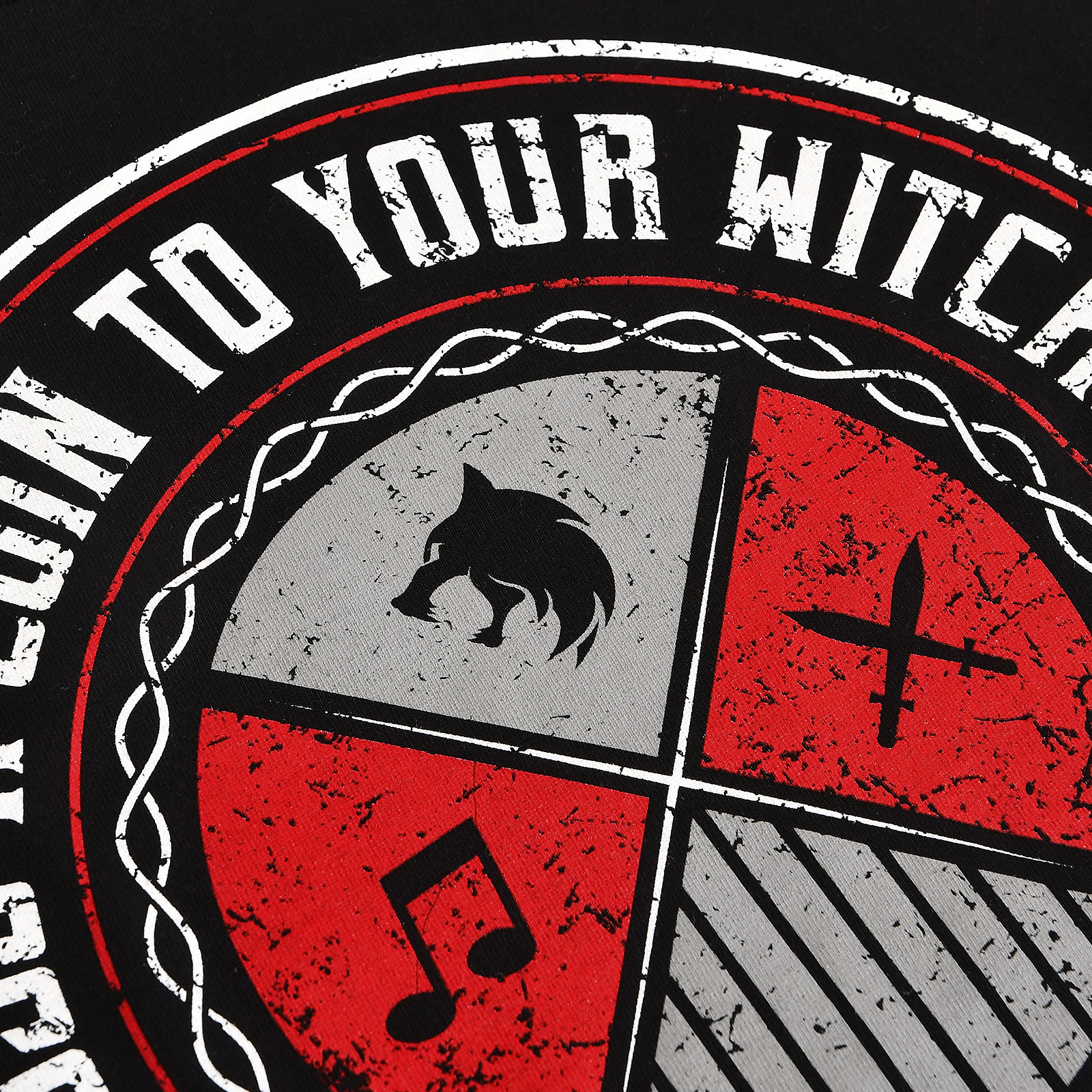 Toss a Coin T-Shirt für Witcher Fans schwarz