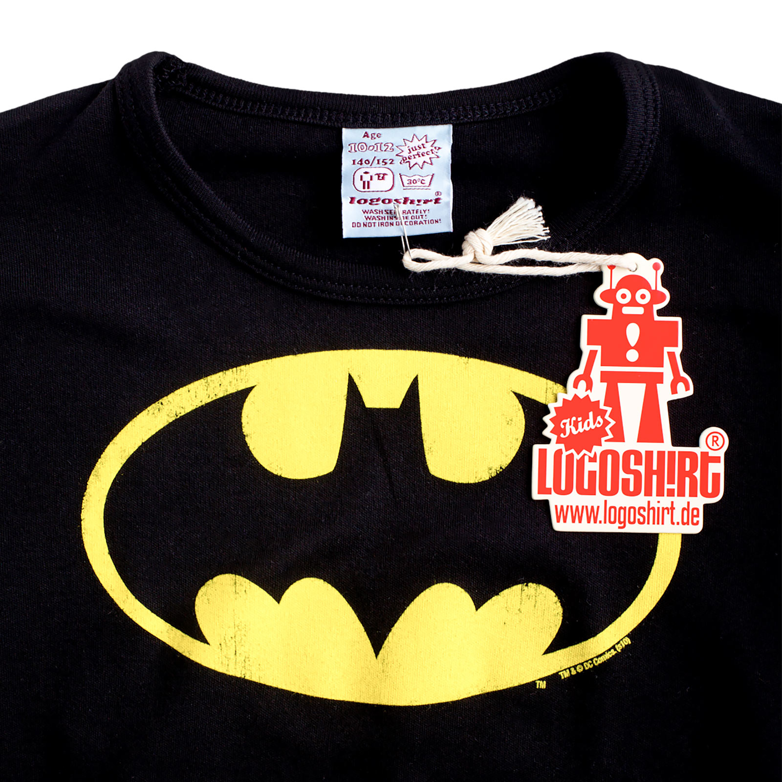 Batman - Logo T-Shirt für Kinder schwarz