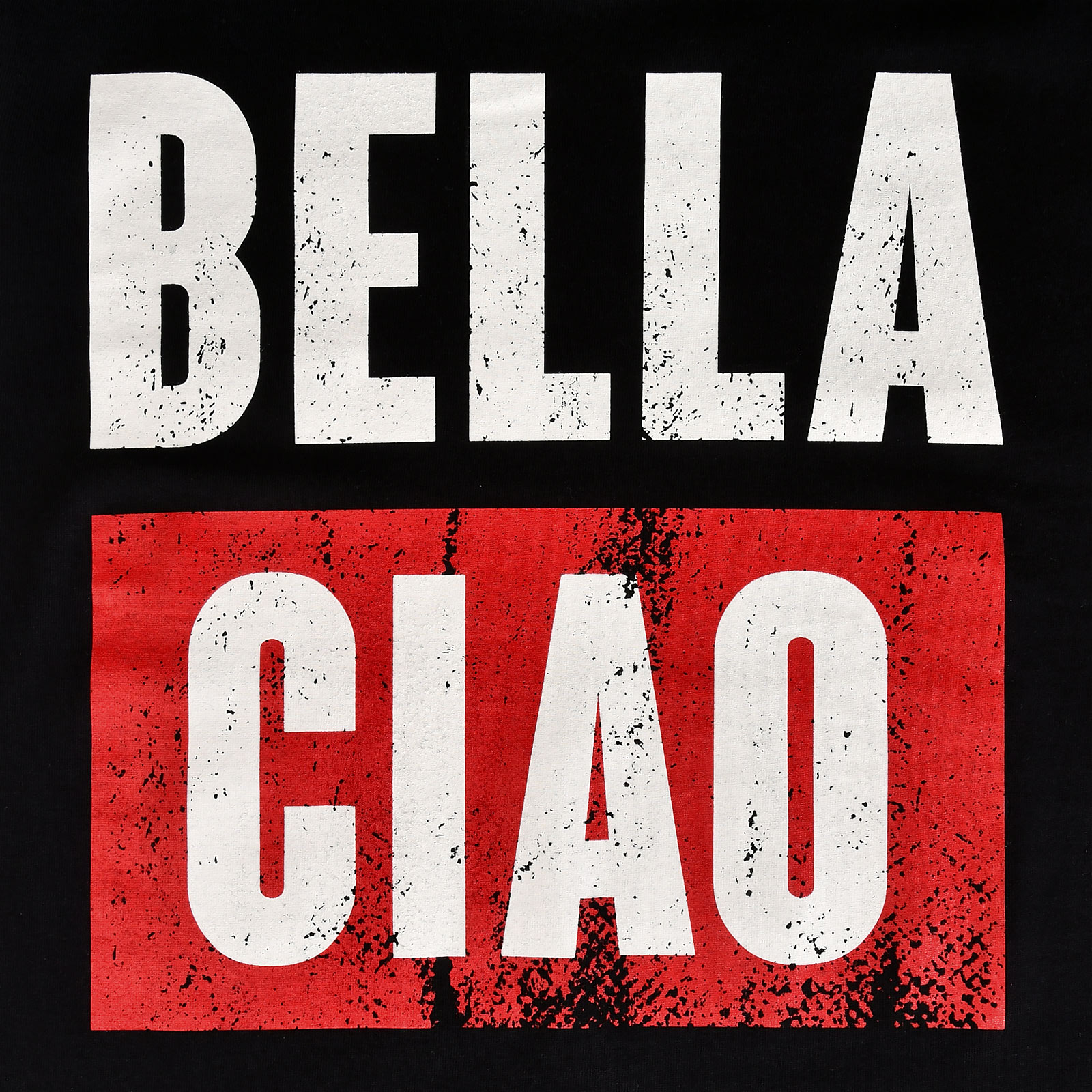 Bella Ciao T-Shirt für Haus des Geldes Fans schwarz