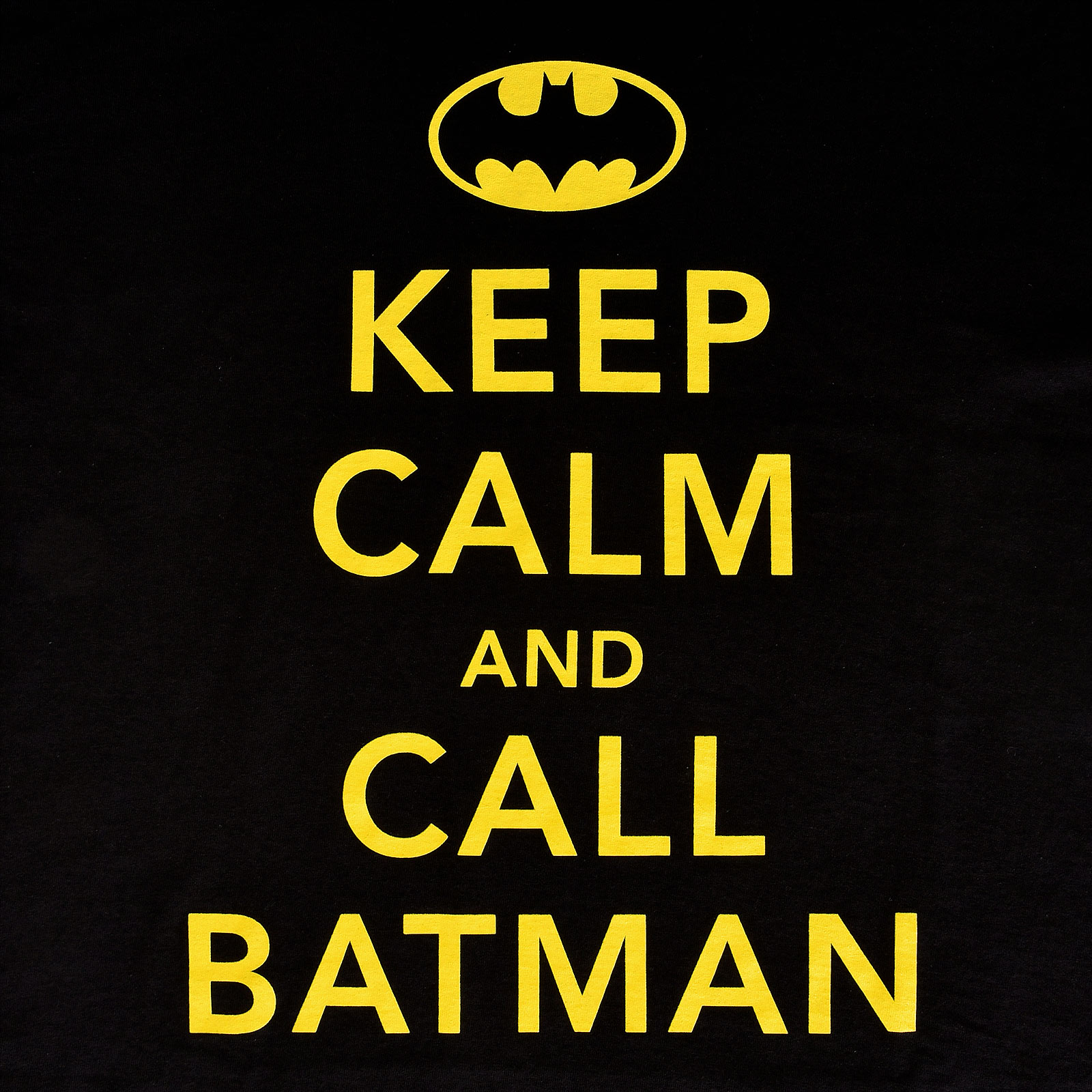 Batman - Keep Calm T-Shirt schwarz