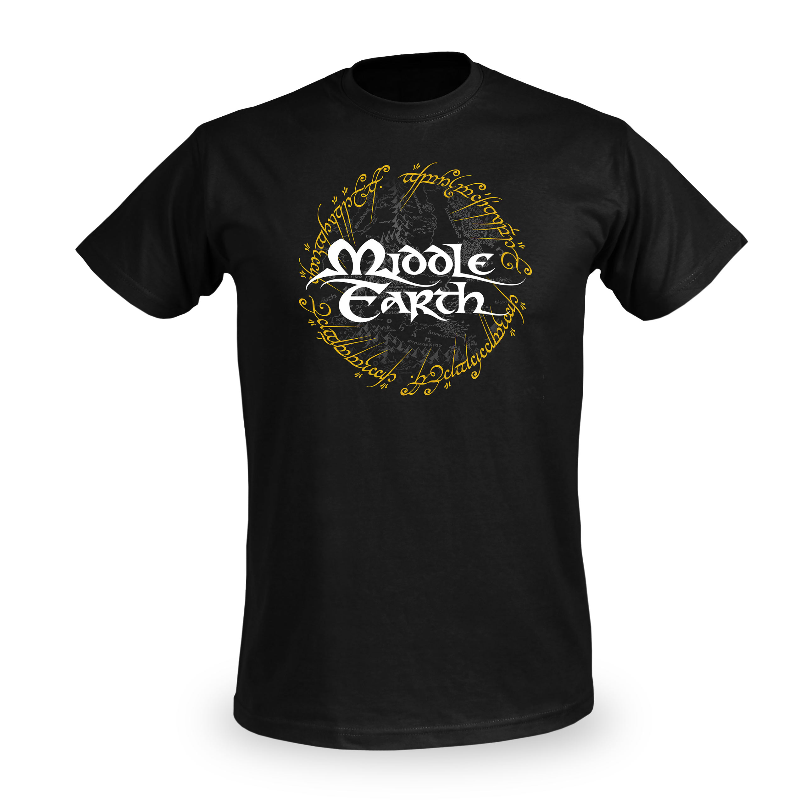 Herr der Ringe - Mittelerde T-Shirt schwarz