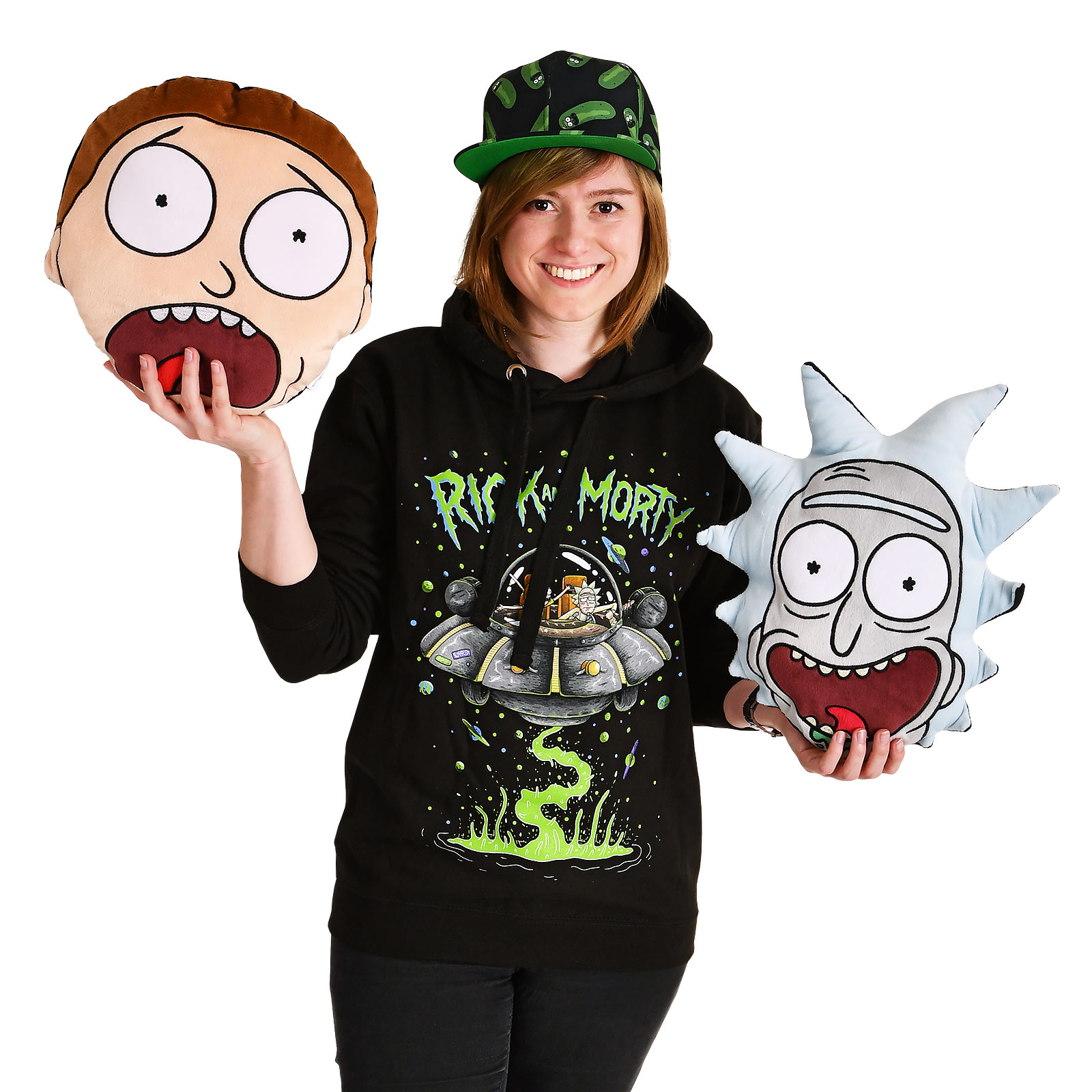 Rick and Morty - Rick Face Kissen