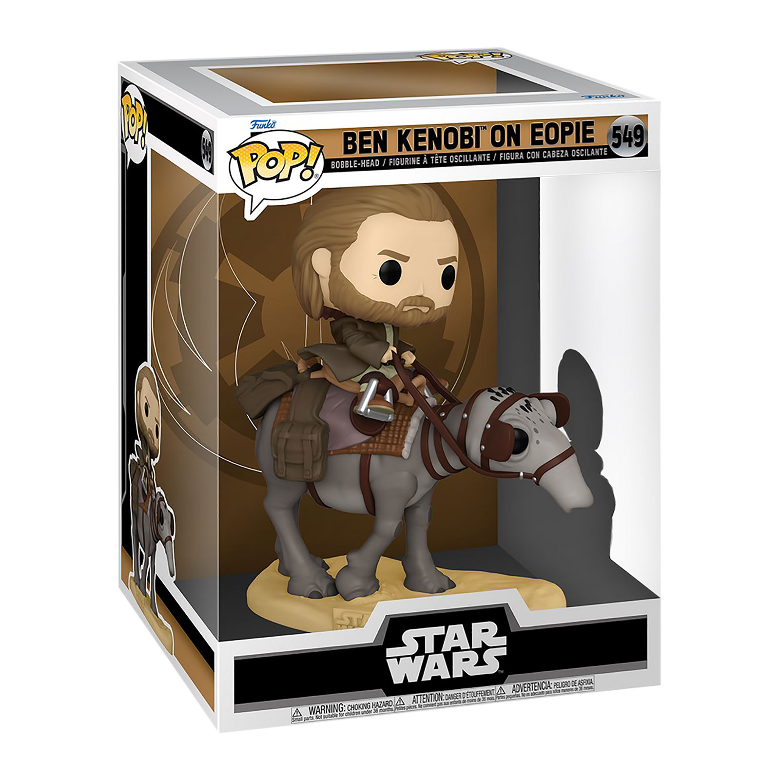Star Wars - Obi-Wan auf Eopie Funko Pop Wackelkopf-Figur 17 cm
