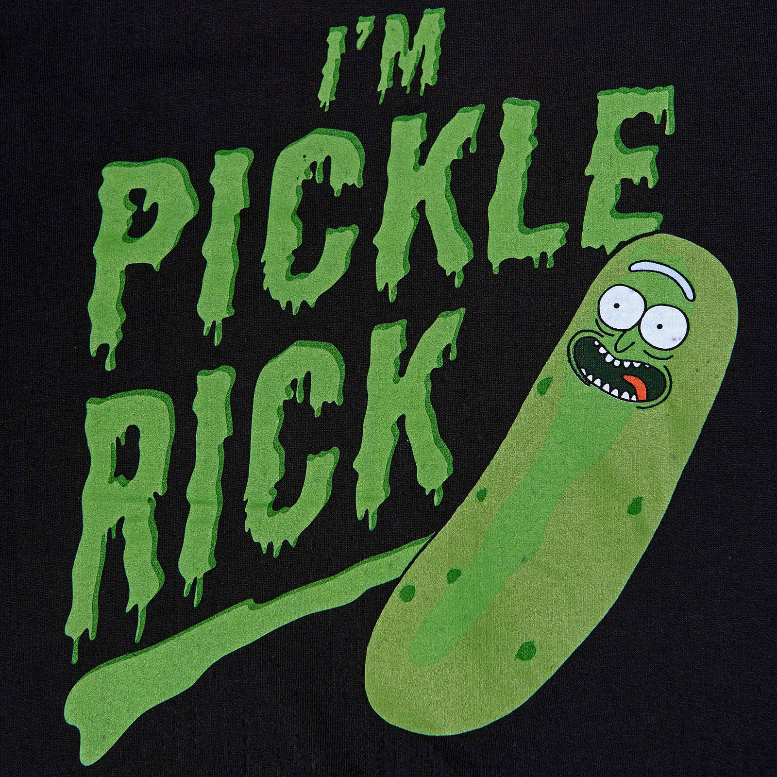 Rick and Morty - Pickle Rick T-Shirt Damen Loose Fit schwarz