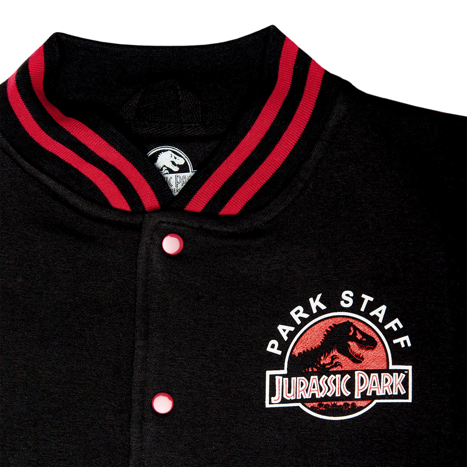 Jurassic Park - Park Staff College Jacke schwarz-rot