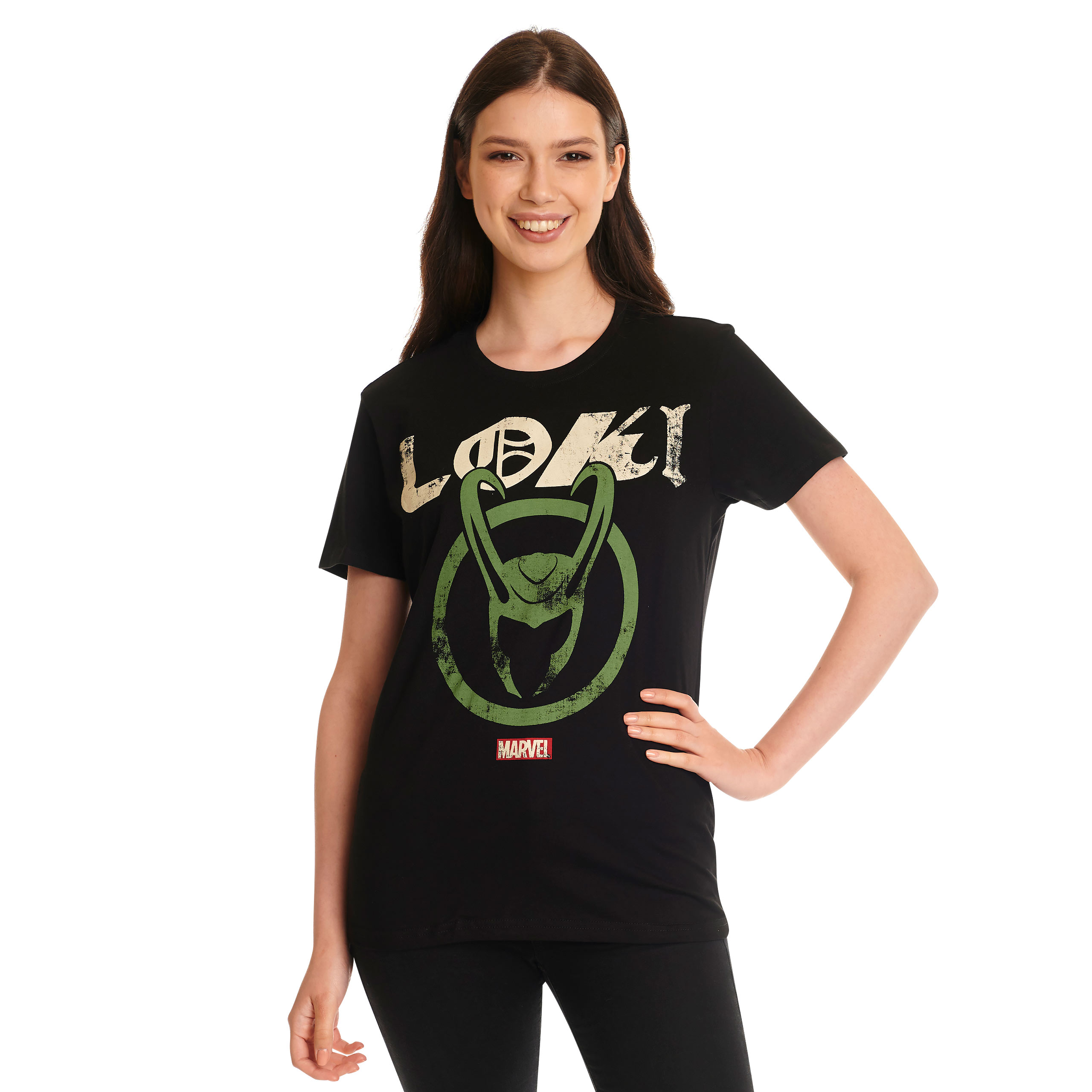 Loki - Logo Badge T-Shirt schwarz