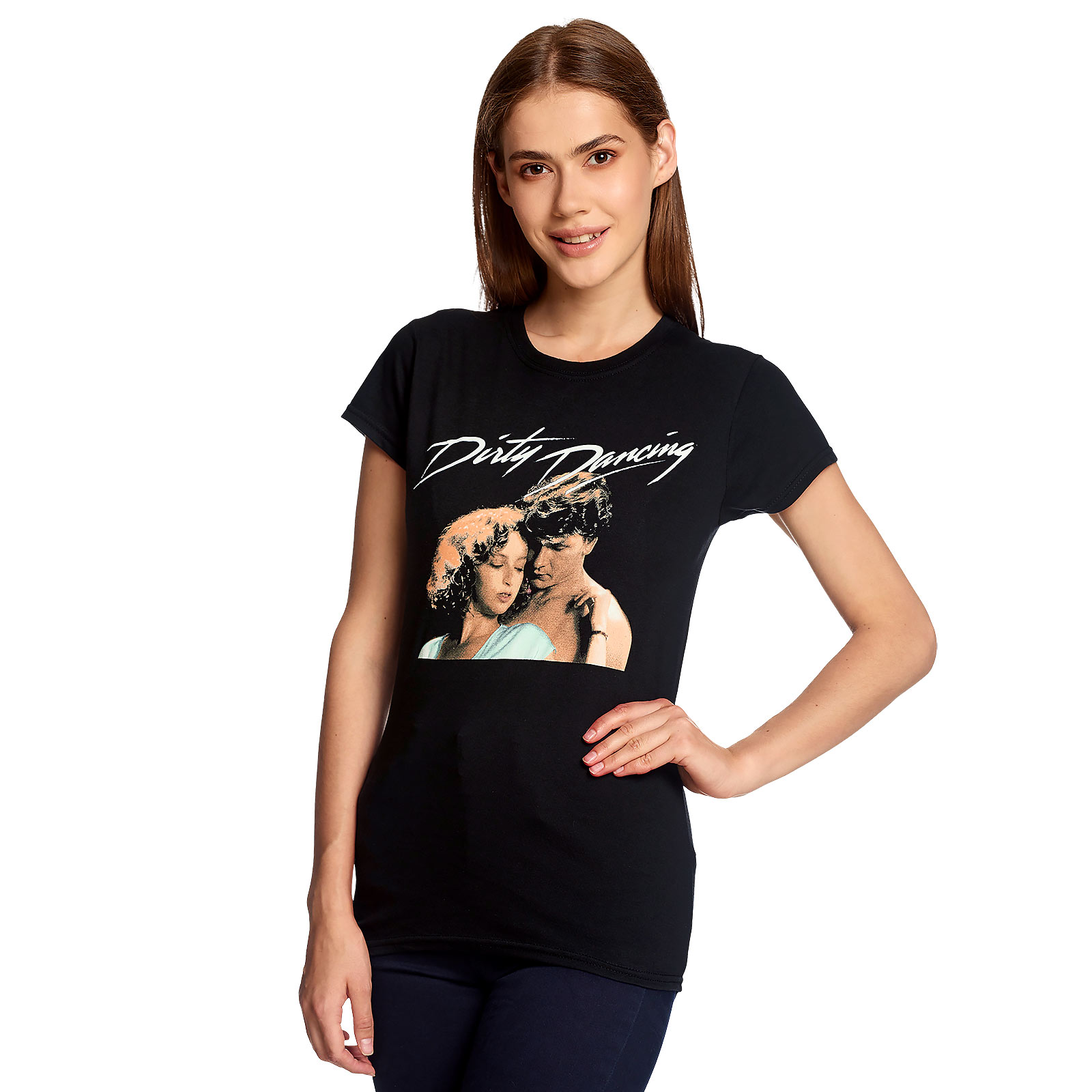 Dirty Dancing - Baby & Johnny T-Shirt Damen schwarz