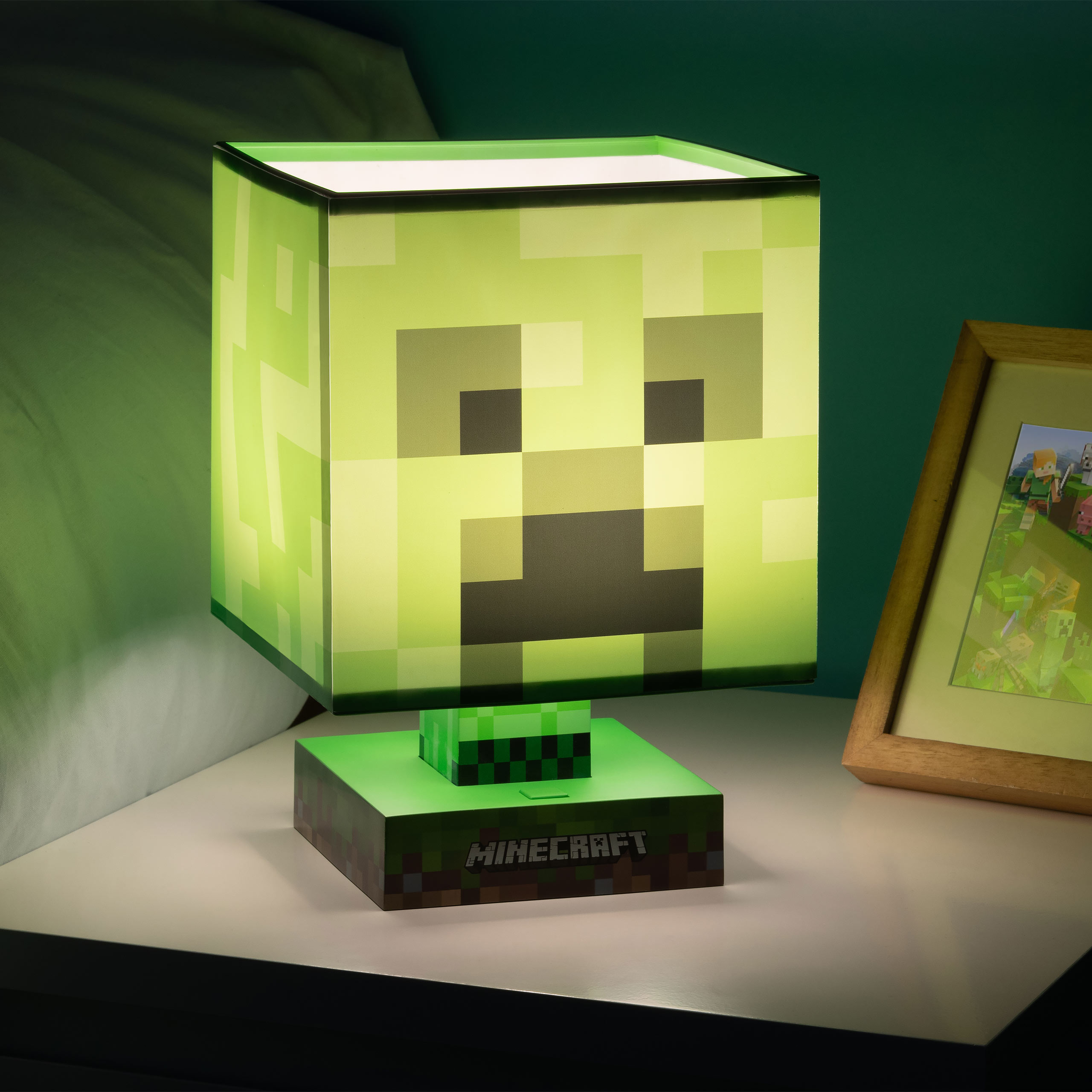Minecraft - Creeper Tischlampe