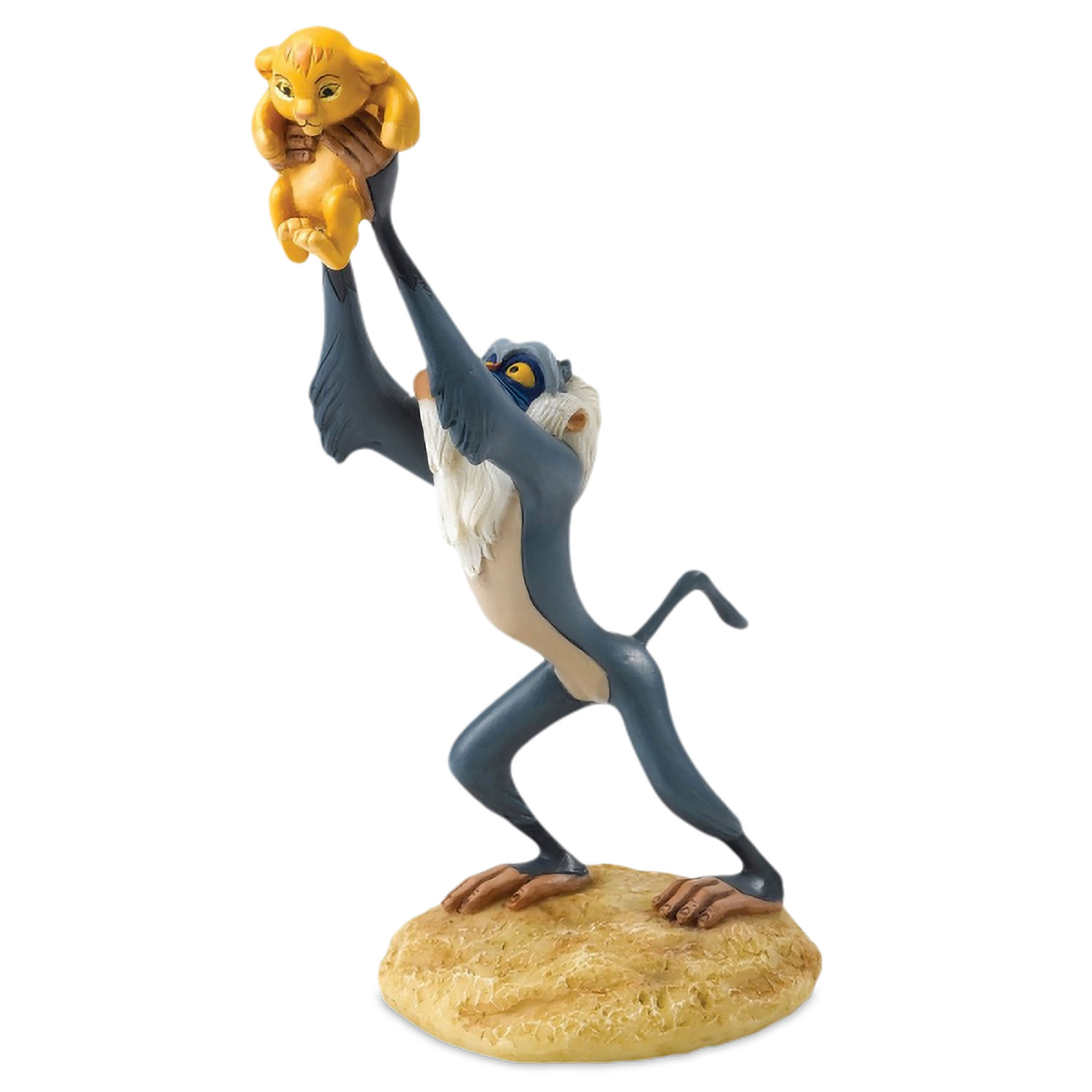 König der Löwen - Rafiki mit Simba Figur