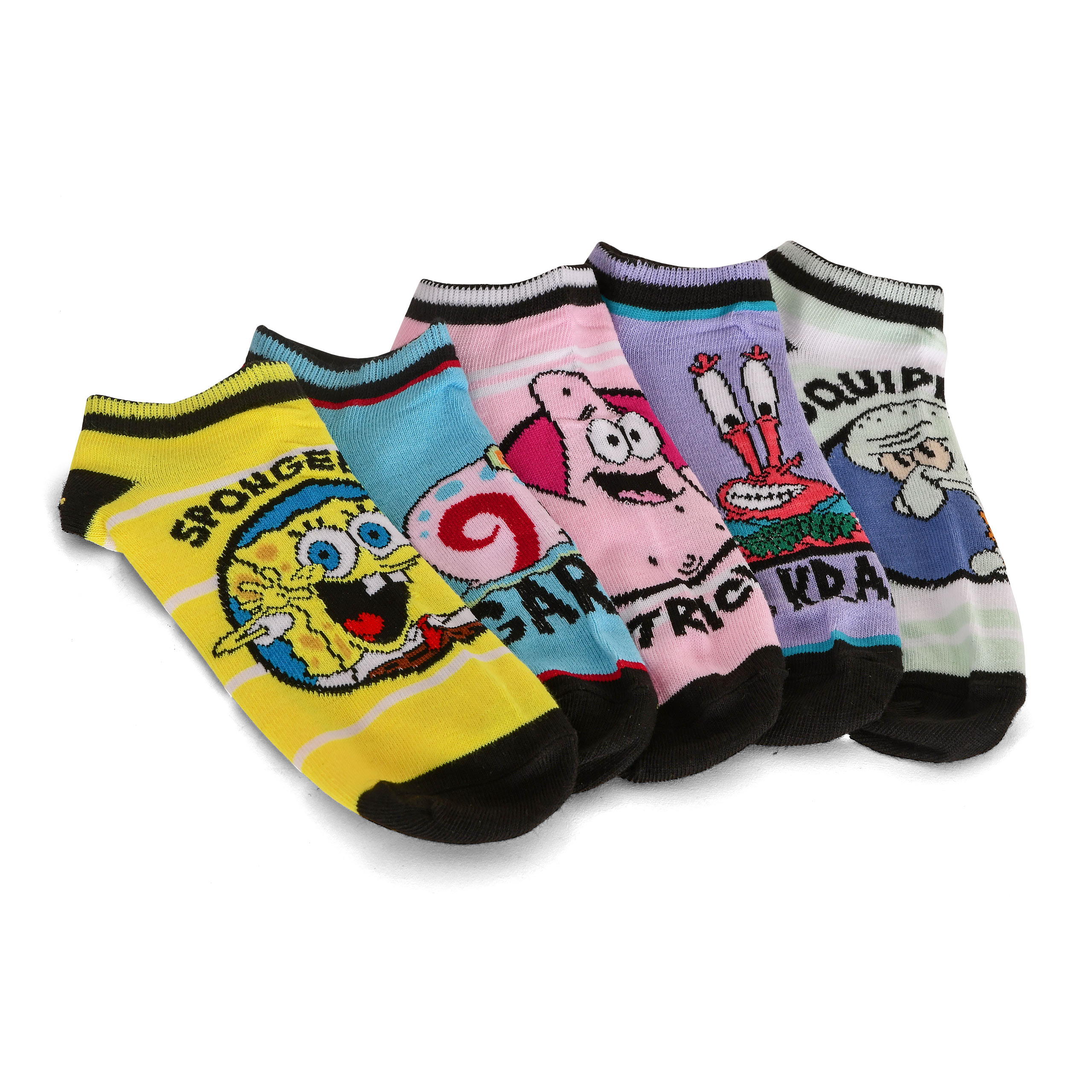 SpongeBob - Characters Sneaker Socken 5er Set