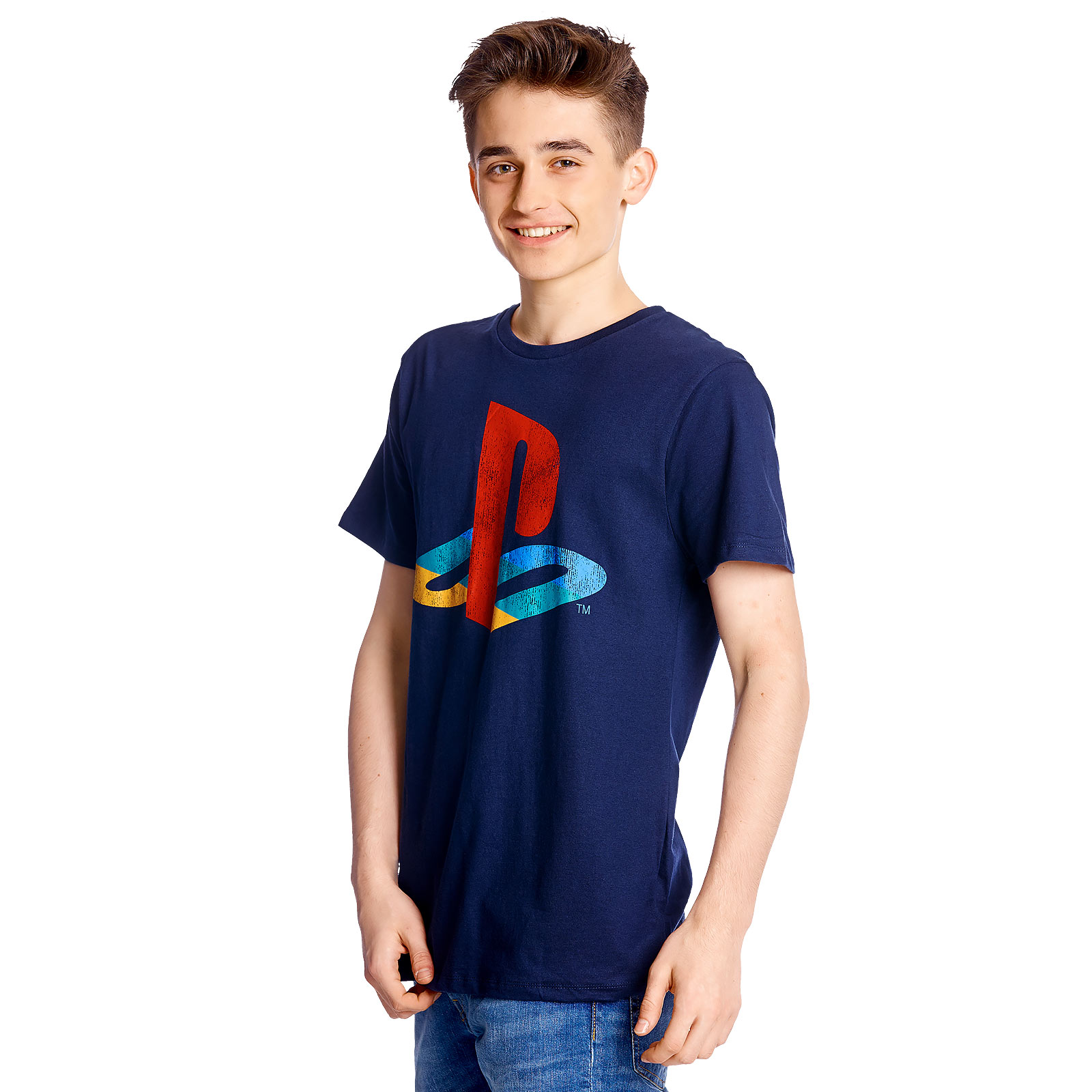 PlayStation - Logo T-Shirt blau