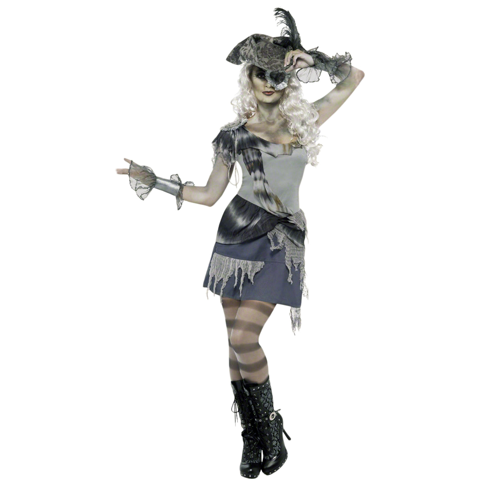 Horror Piratenbraut Kostüm Damen