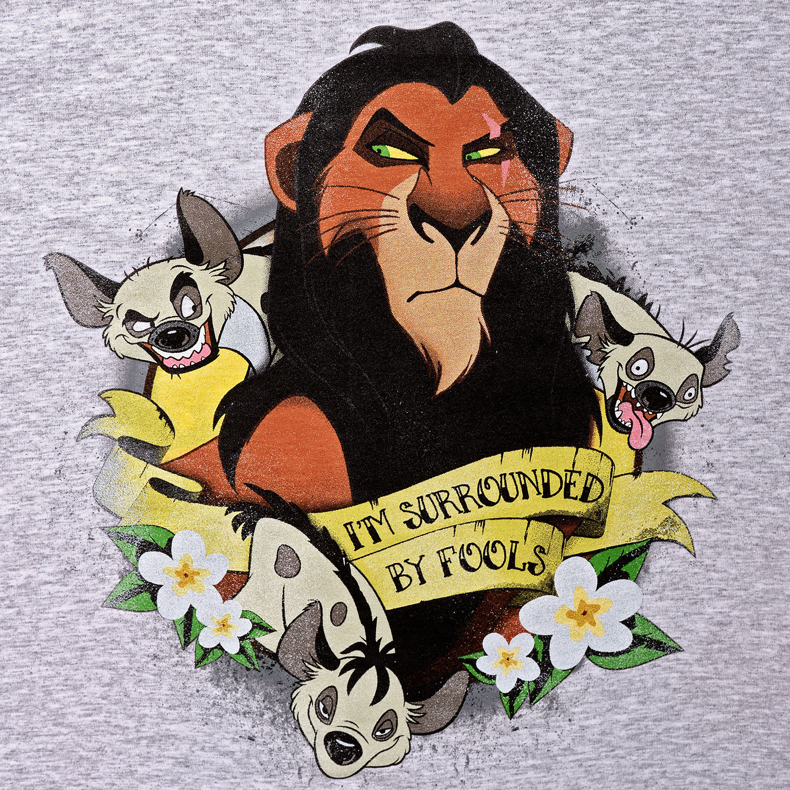 König der Löwen - Scar Surrounded by Fools T-Shirt Damen grau