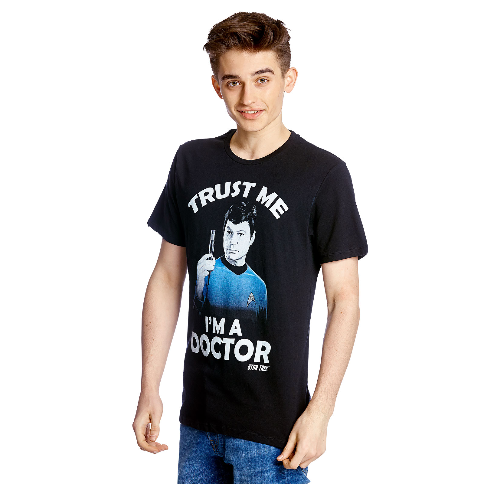 Star Trek - McCoy Trust Me T-Shirt schwarz