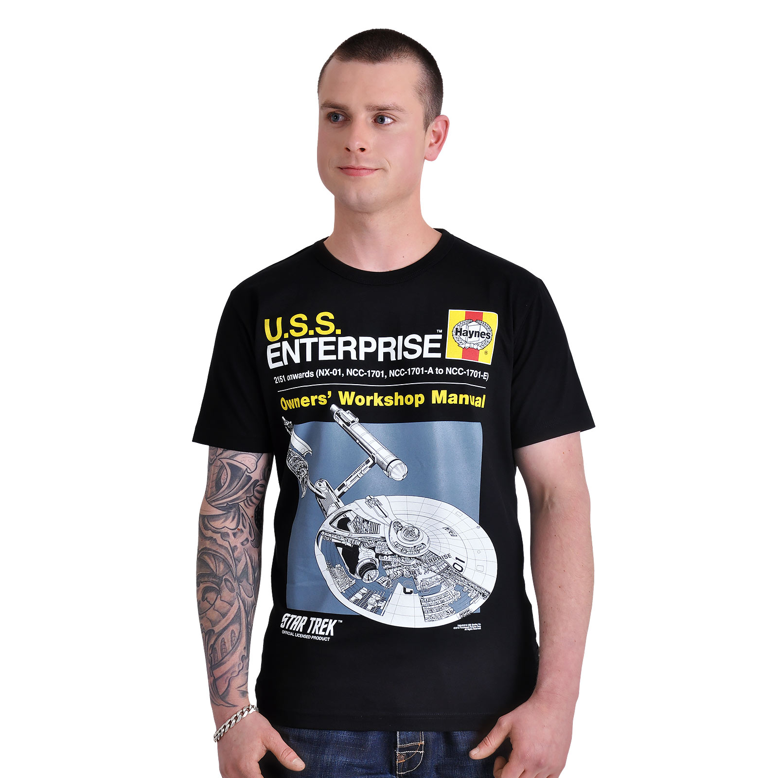 Star Trek - Haynes Manual T-Shirt schwarz