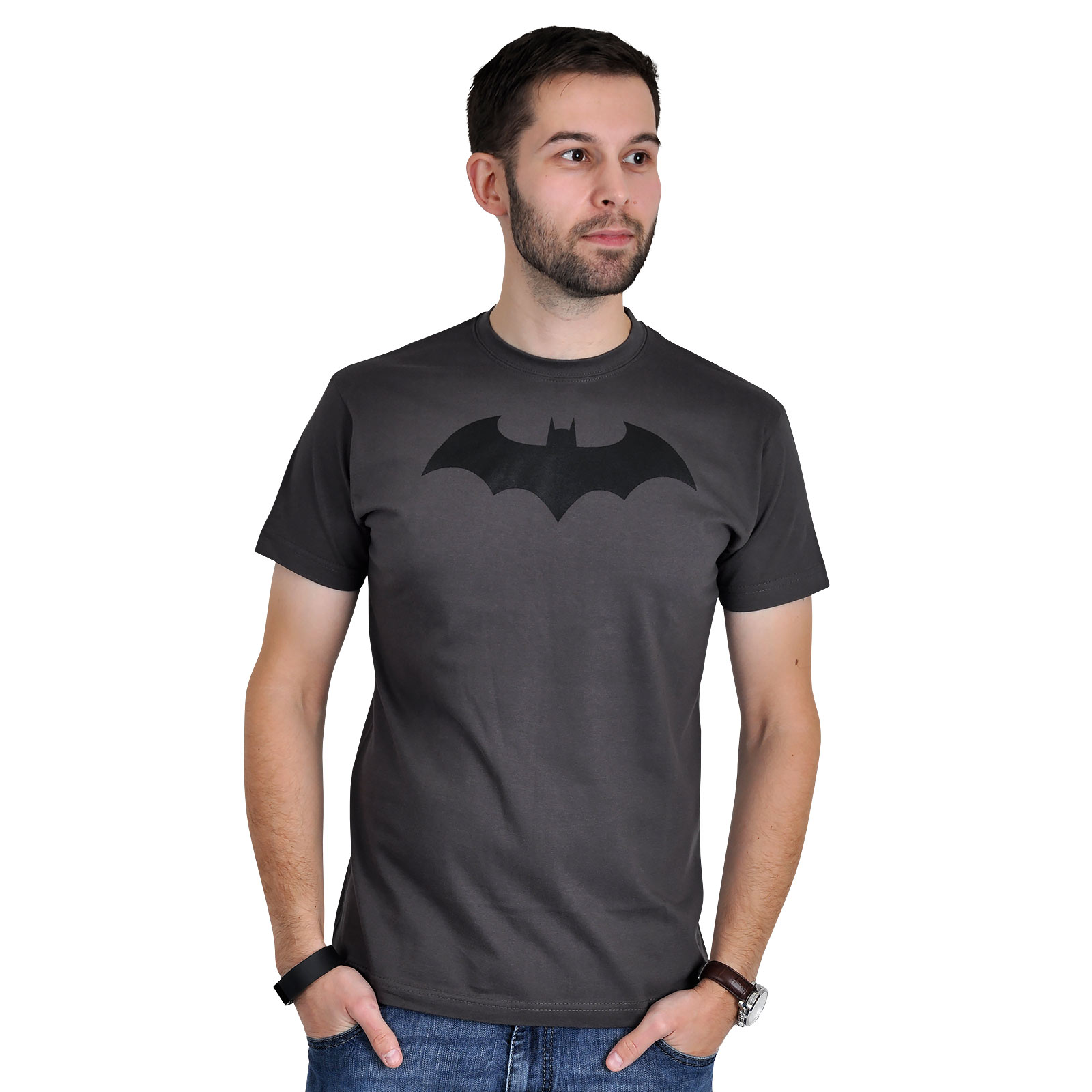 Batman - Bat Logo T-Shirt grau