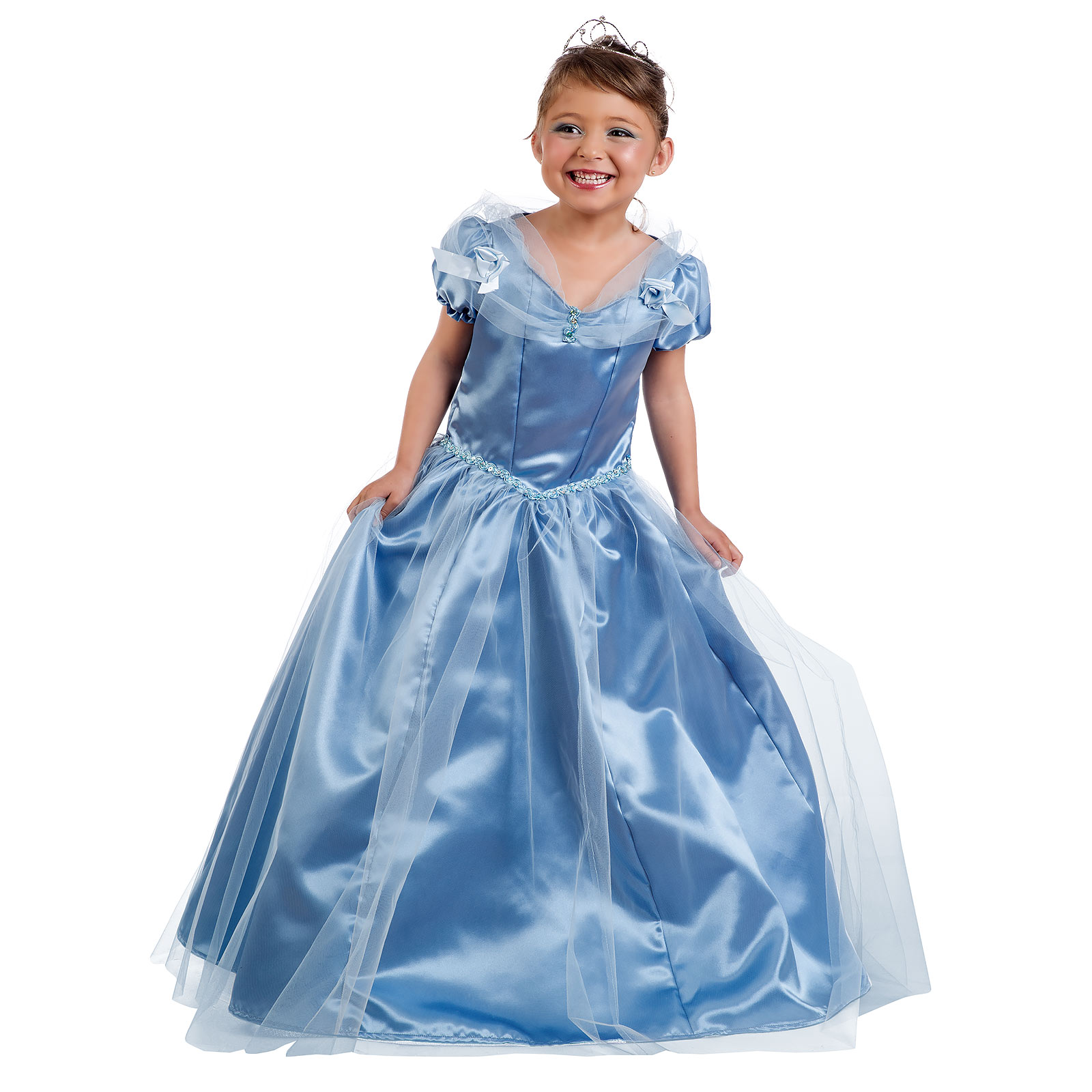 Cinderella Prinzessin Kleid blau - Kostüm Kinder