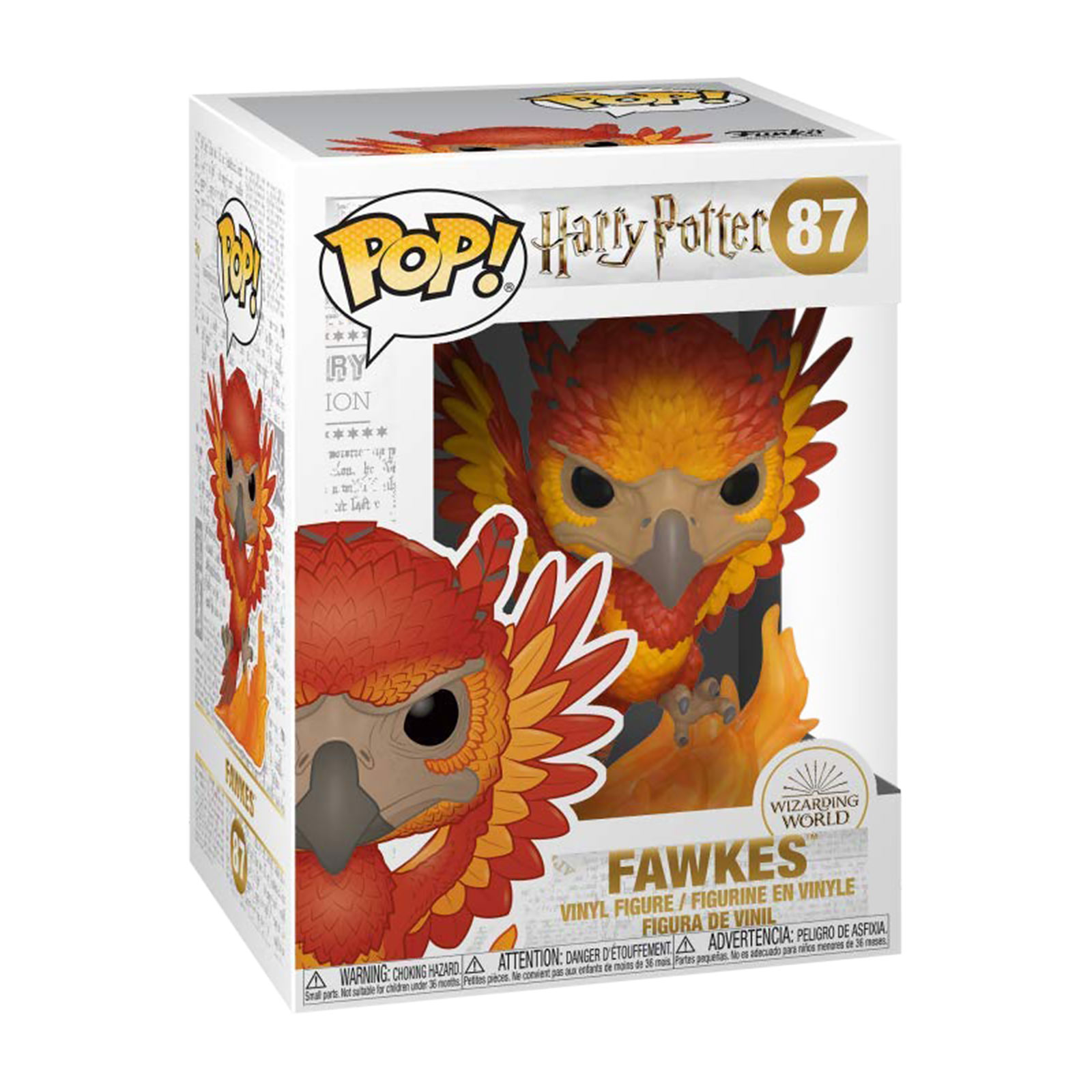 Harry Potter - Fawkes mit Flammen Funko Pop Figur