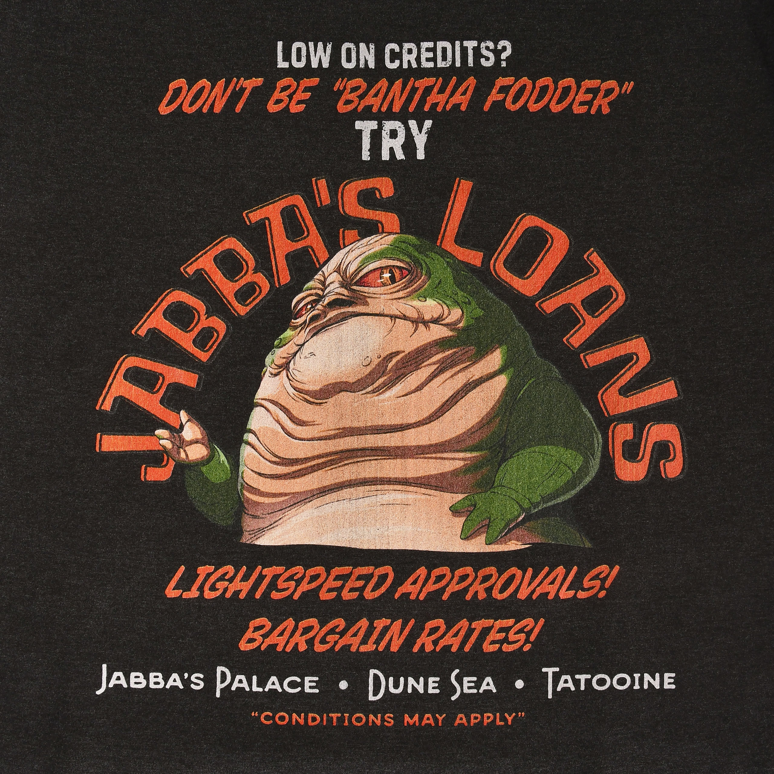 Star Wars - Jabba's Loans T-Shirt grau