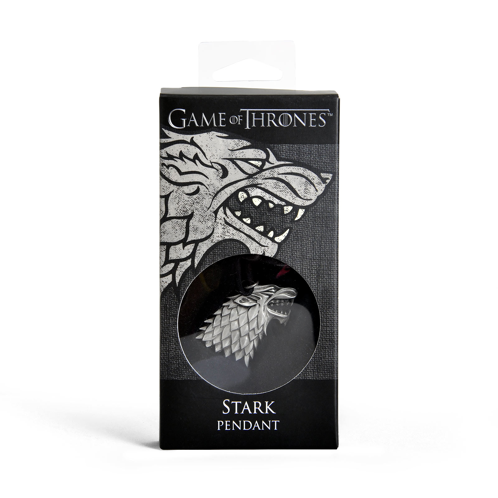 Game of Thrones - Stark Wappen Schattenwolf Kette