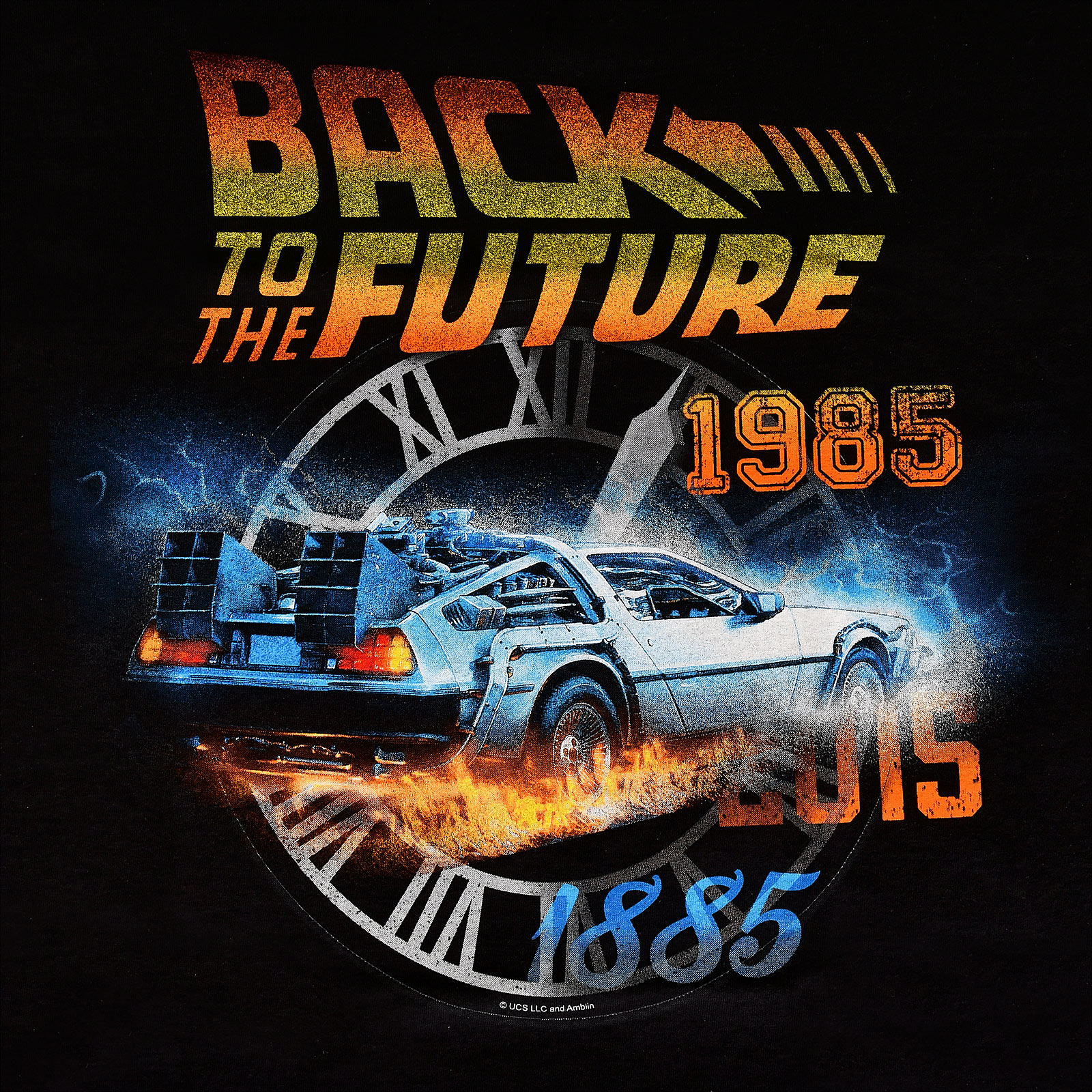 Zurück in die Zukunft - Time Travel T-Shirt schwarz