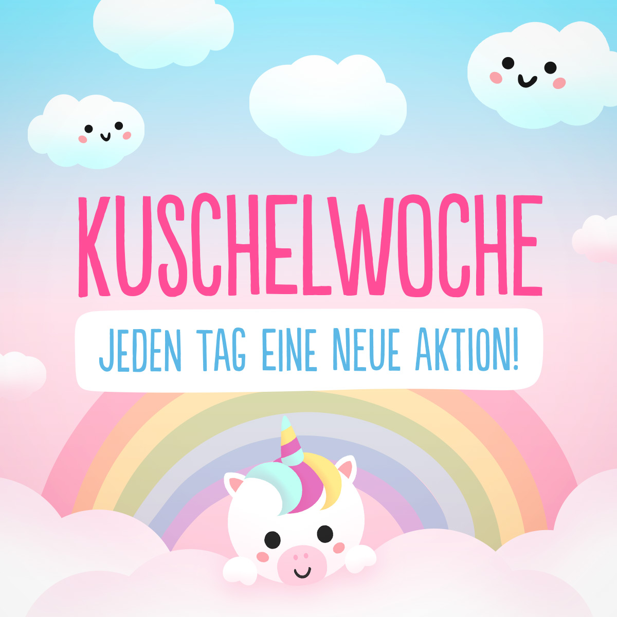 Kuschelwoche - Jeden Tag eine neue Aktion