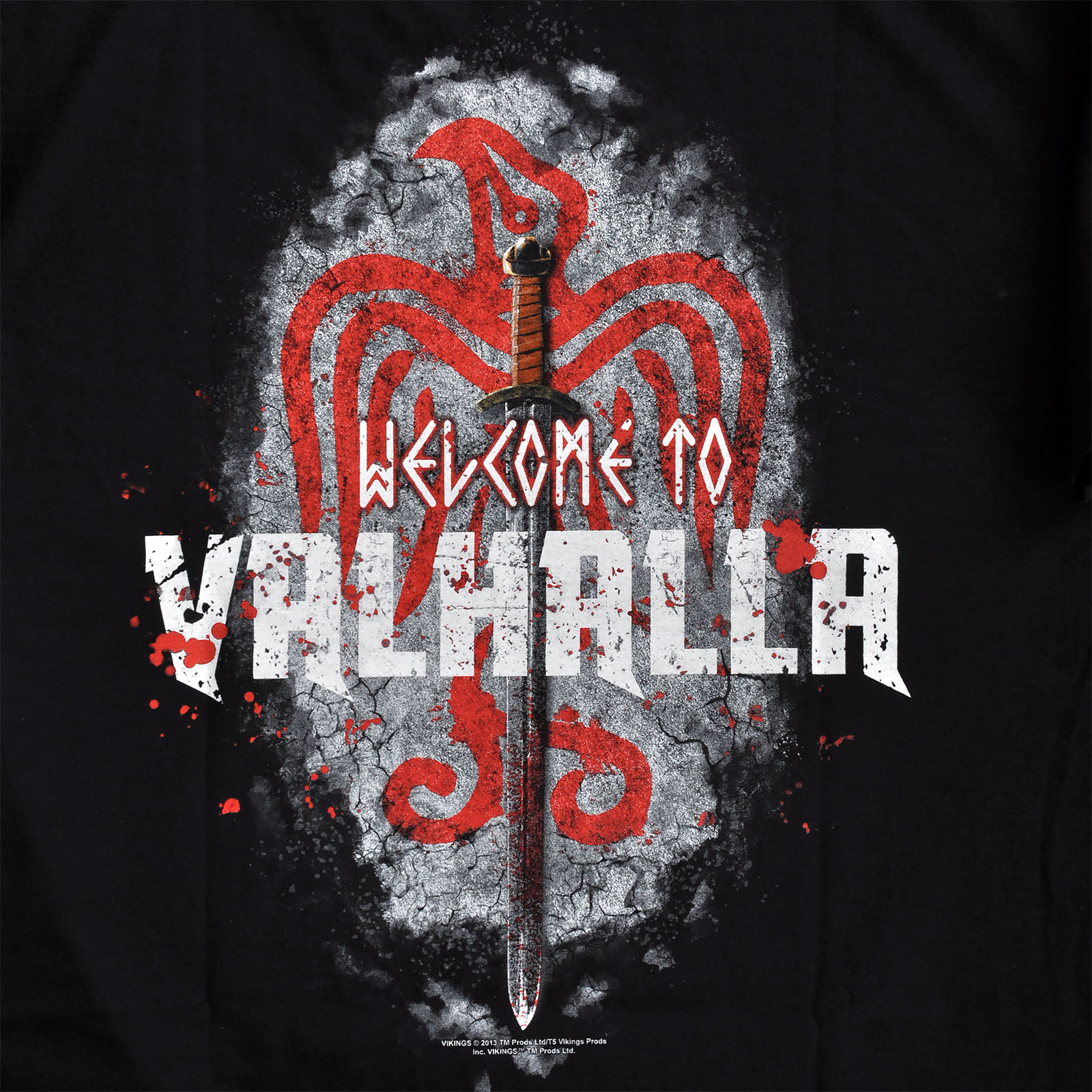 Vikings - Welcome T-Shirt schwarz