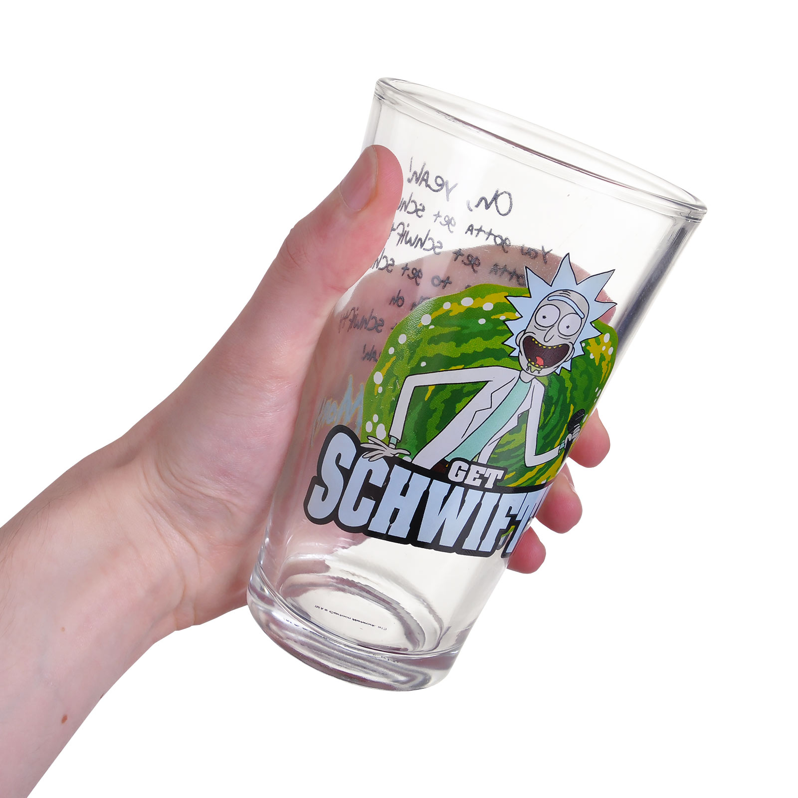 Rick and Morty - Get Schwifty Glas