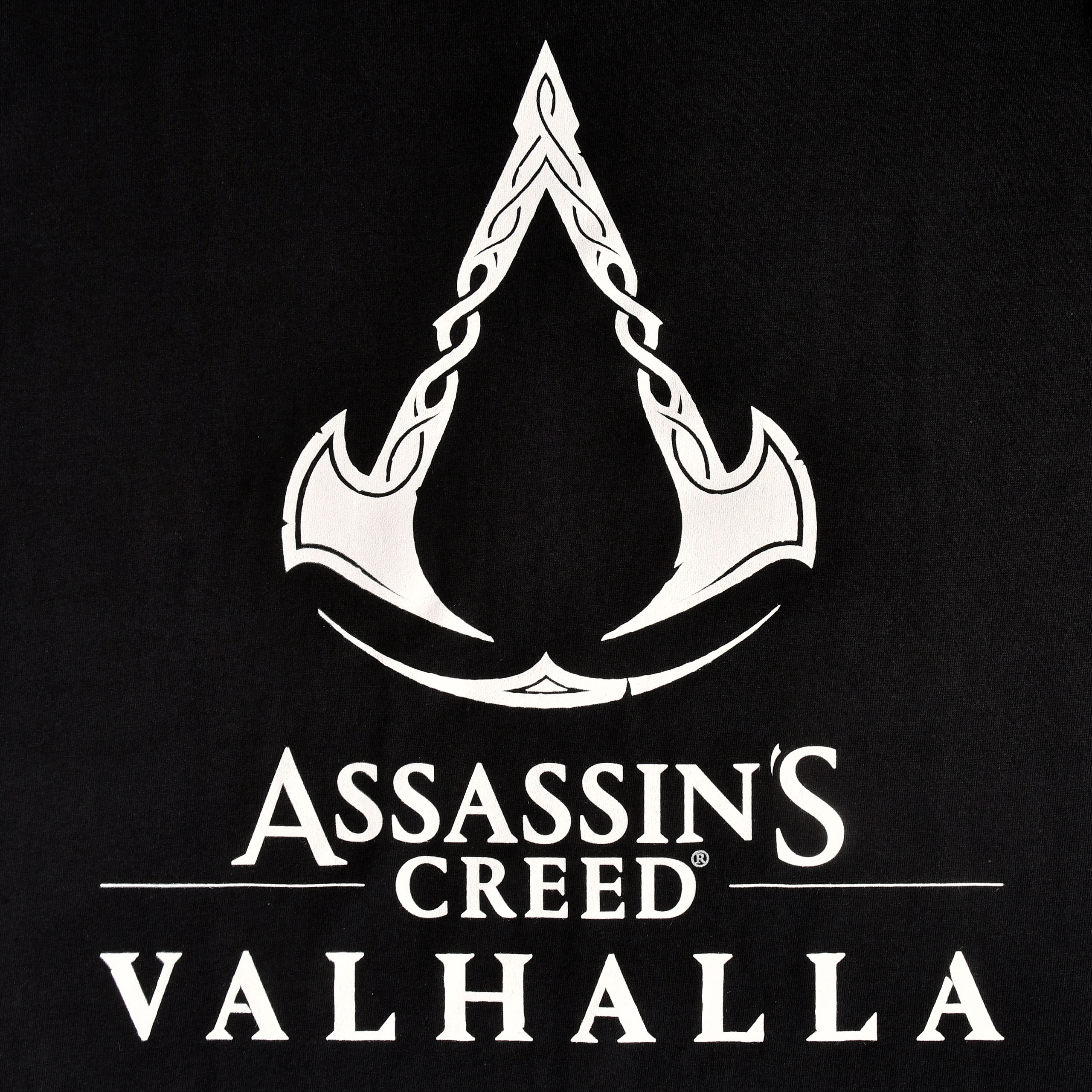 Assassin's Creed - Valhalla Logo T-Shirt schwarz
